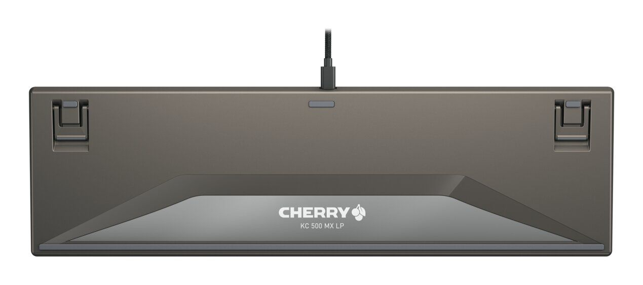 Cherry KC 500 MX LP, warm grey, MX LOW PROFILE 2.0 IVORY, USB, DE