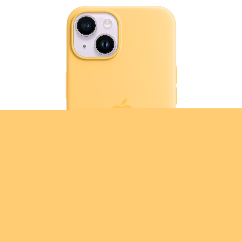 Apple MPT23ZM/A, Cover, Apple, iPhone 14, 15,5 cm (6.1"), Gelb