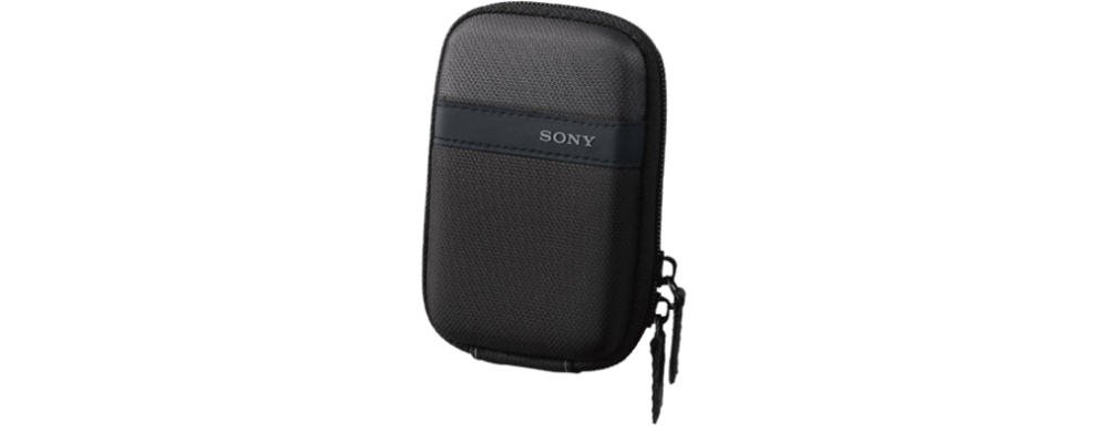 Sony LCS-TWP - Tasche für Kamera - Schwarz - für Cyber-shot DSC-TF1