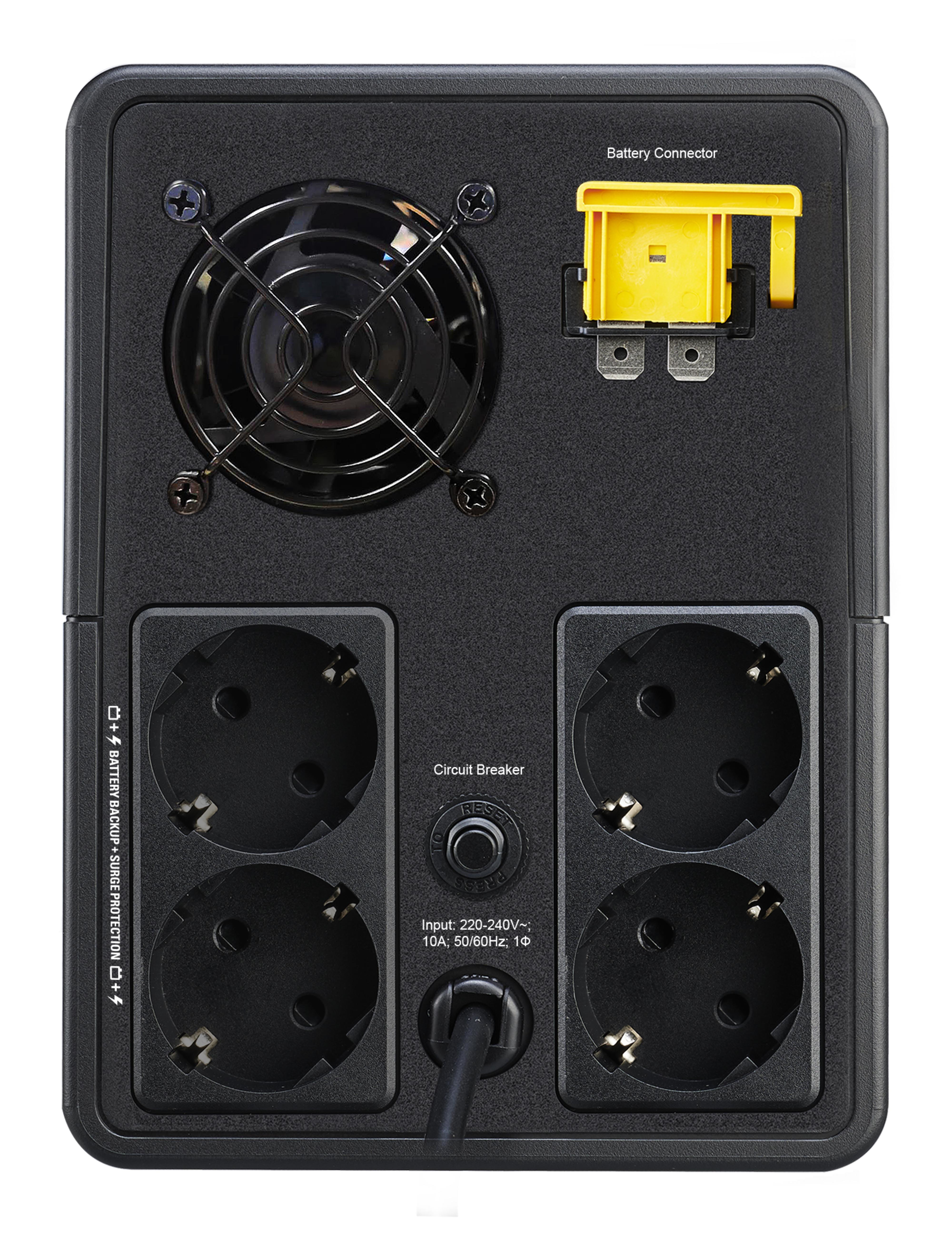 APC Easy UPS BVX2200LI-GR, 2200VA, 4x Schuko