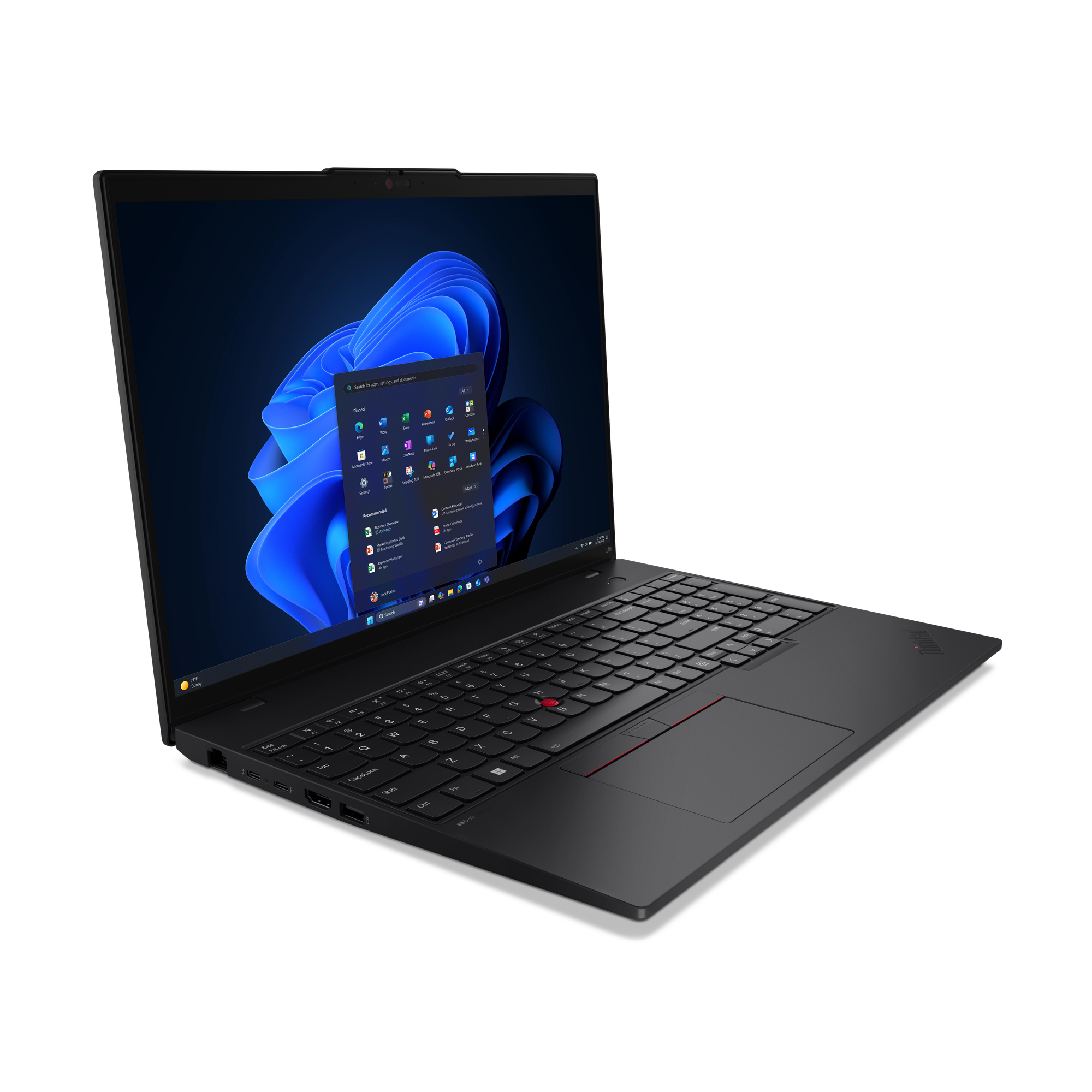 Lenovo ThinkPad L16 Gen 2 21SA - 180°-Scharnierdesign - Intel Core Ultra 7 255U - Win 11 Pro - Intel