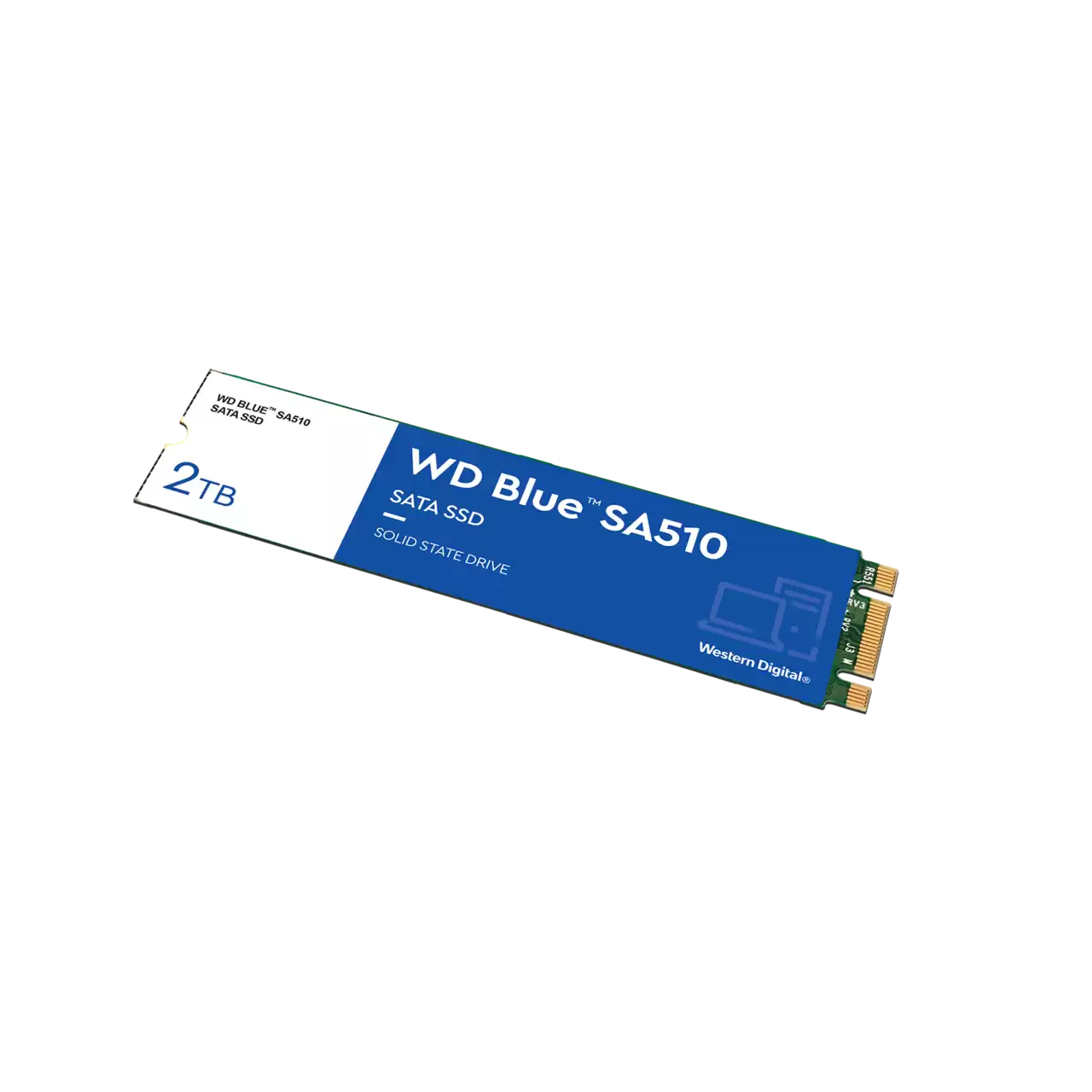 Western Digital WD Blue SA510 SSD 2TB, M.2 2280 / B-M-Key / SATA 6Gb/s