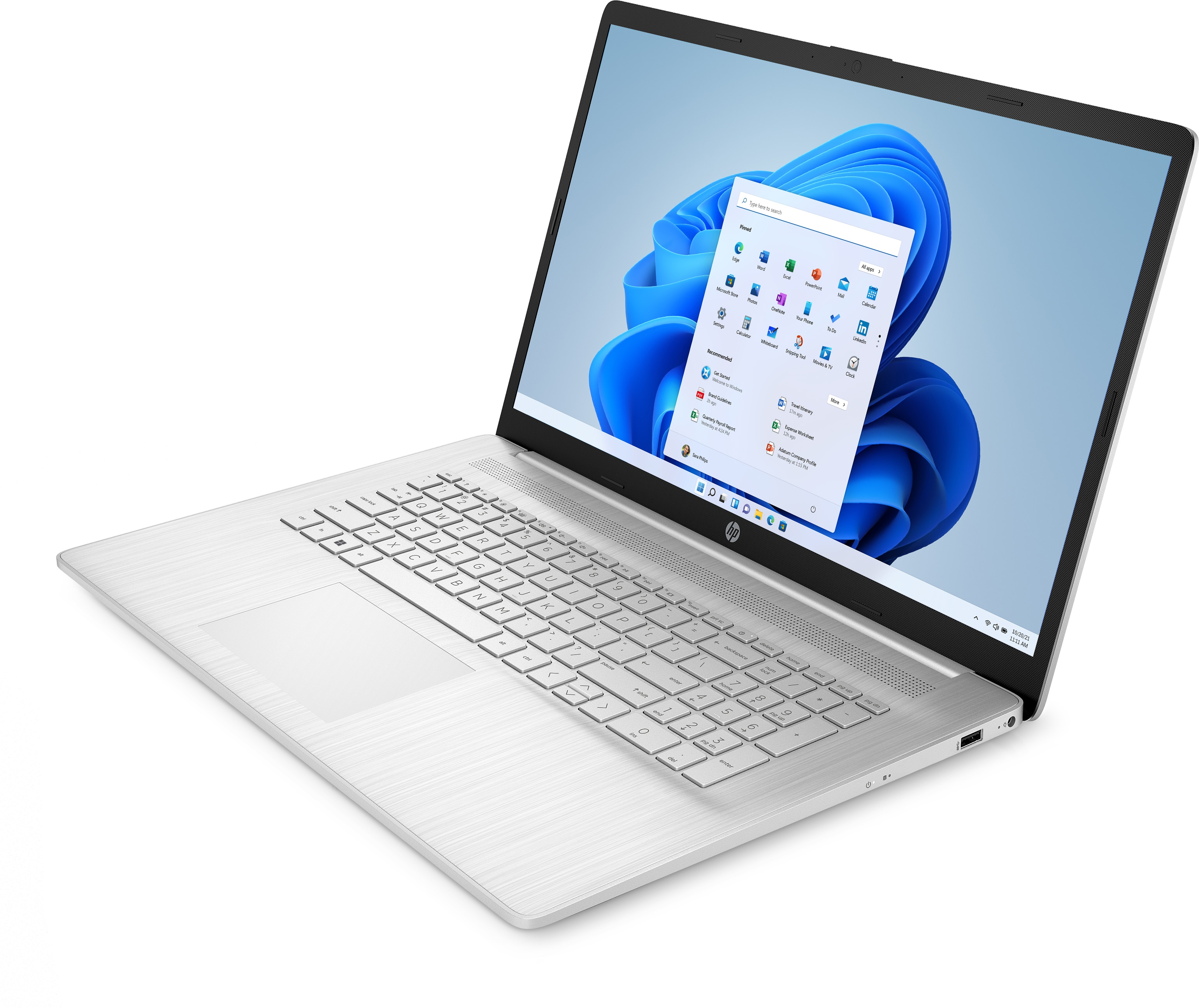 HP 17-cp0565ng, AMD Ryzen? 5, 2,1 GHz, 39,6 cm (15.6"), 1920 x 1080 Pixel, 8 GB, 512 GB