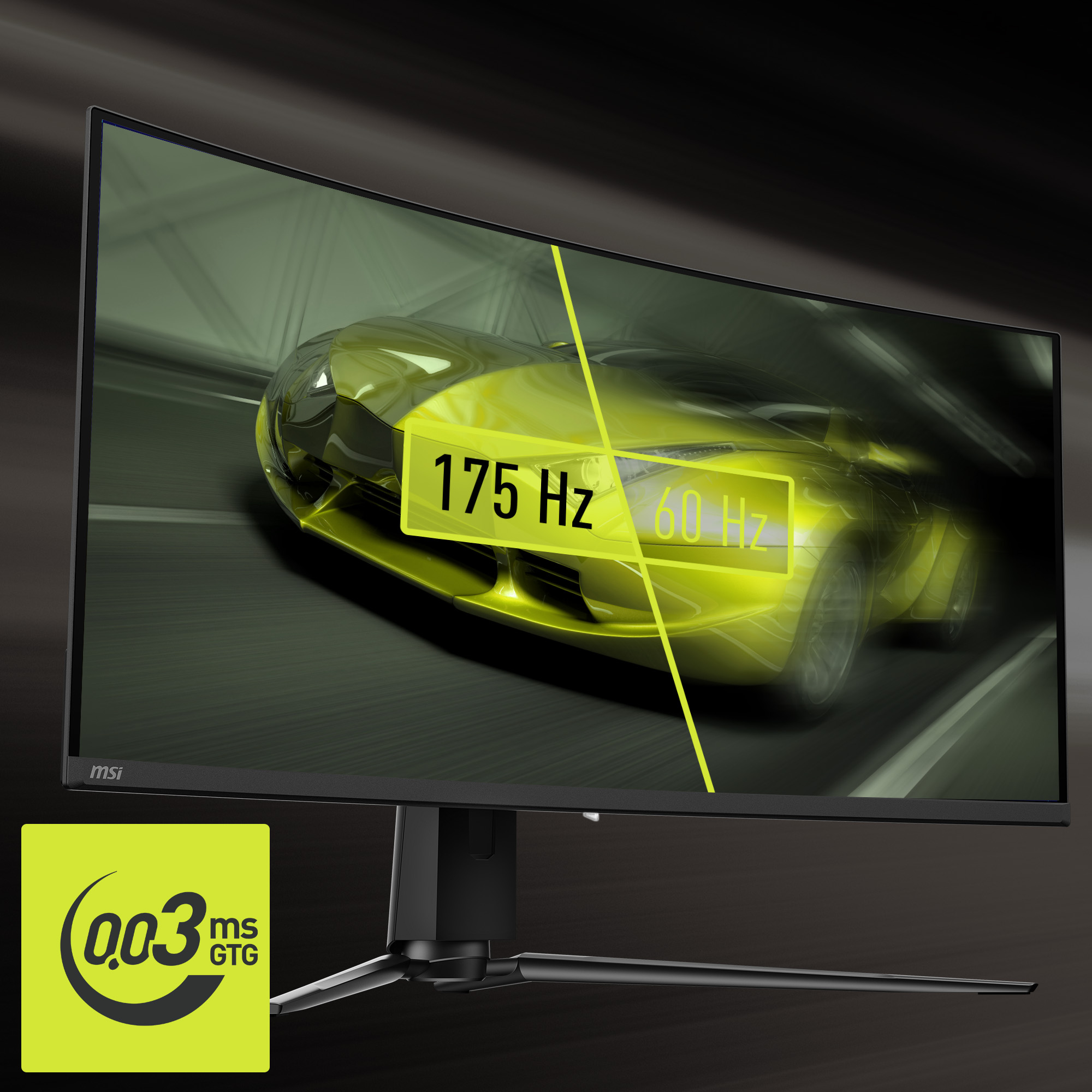 MSI MAG 341CQPDE QD-OLED curved, 34" UWQHD QD-OLED, 175Hz, 0.03ms, 1800R