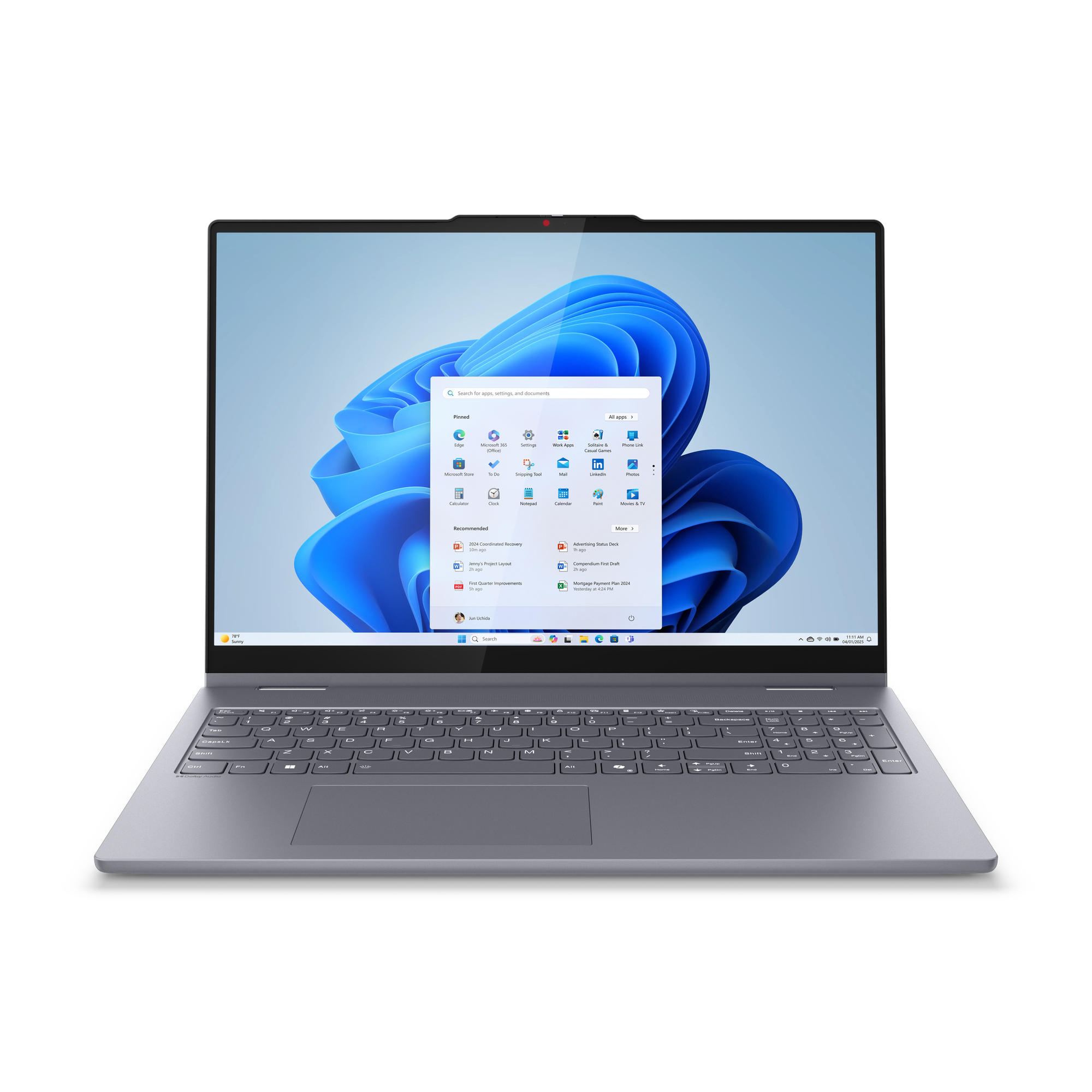 Lenovo IdeaPad 5 2-in-1 16IAL10 83KS - Flip-Design - Intel Core Ultra 7 255H - Win 11 Home - Arc Gra