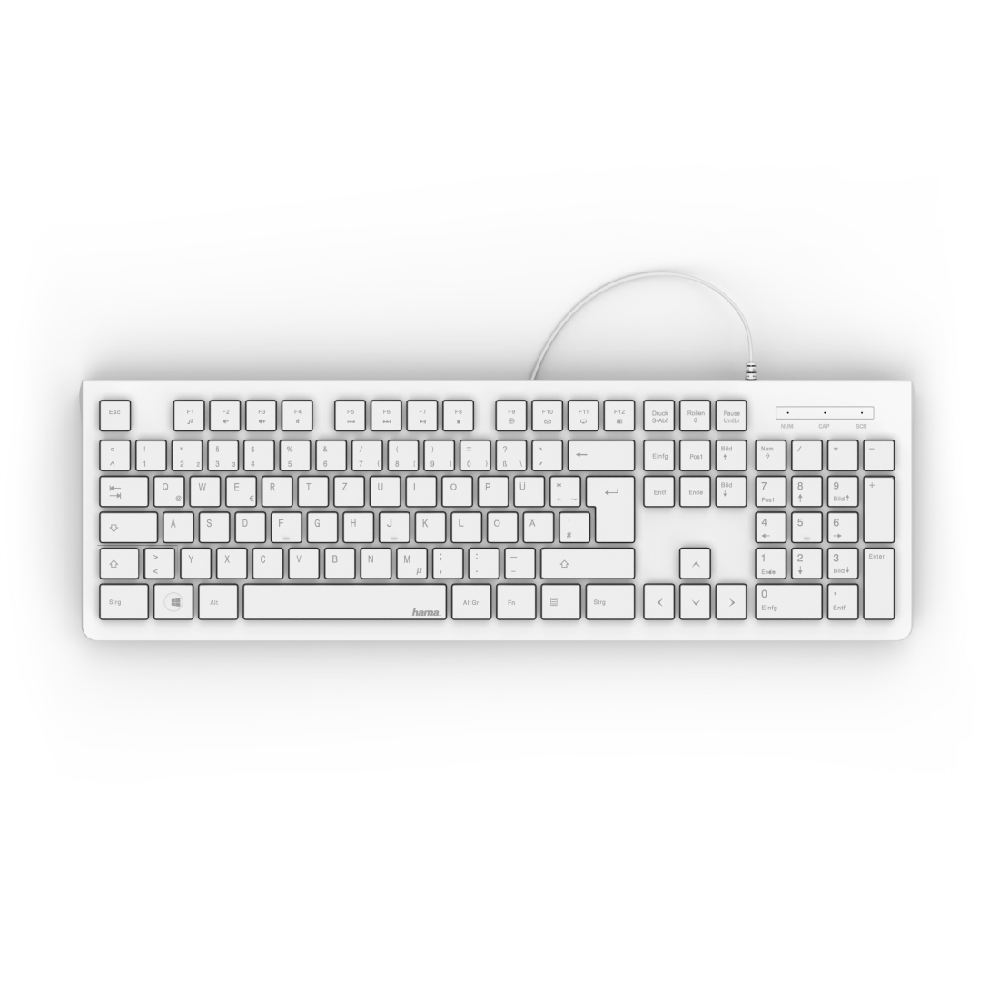 Hama "KC-200" - Tastatur - USB - Schwarz