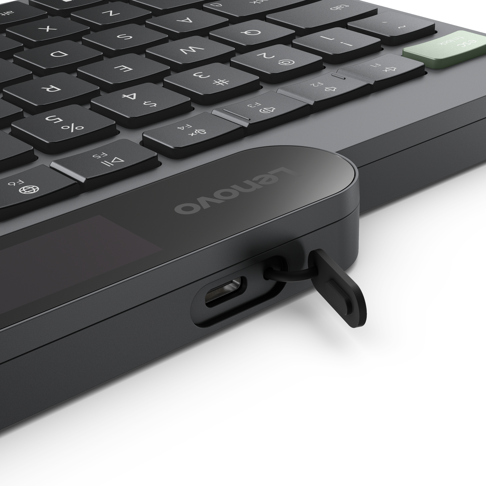 Lenovo Tastatur - selbstladefähig - kabellos