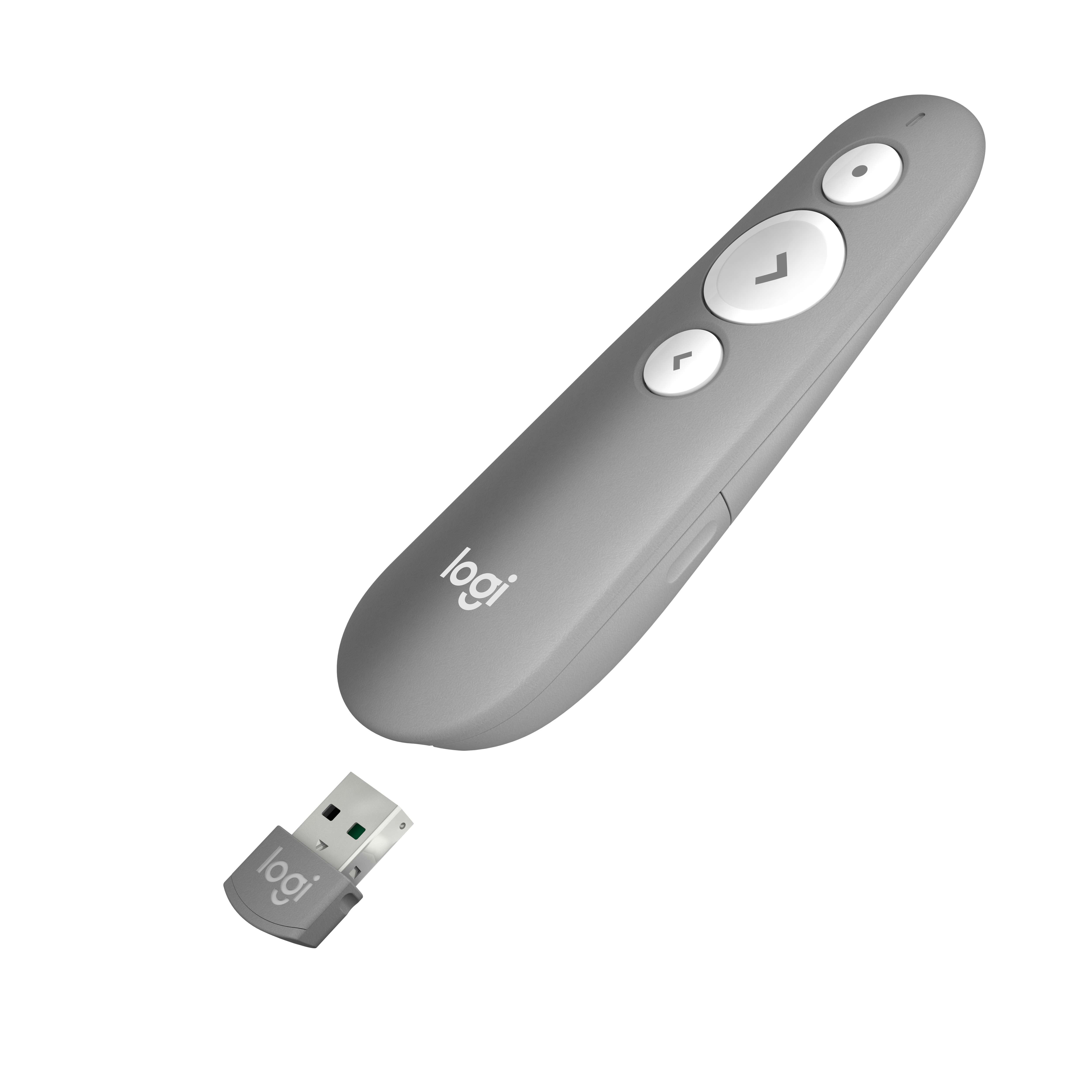 Logitech R500 Laser Presentation Remote, Bluetooth/RF, USB, 20 m, Grau