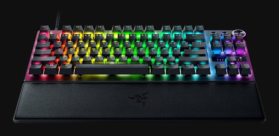 Razer Huntsman V3 Pro Tenkeyless, schwarz, LEDs RGB, Razer Analog Optical Switch Gen-2, USB, DE