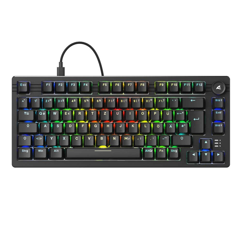 Sharkoon Skiller SGK25 - Tastatur - 75% - Hintergrundbeleuchtung