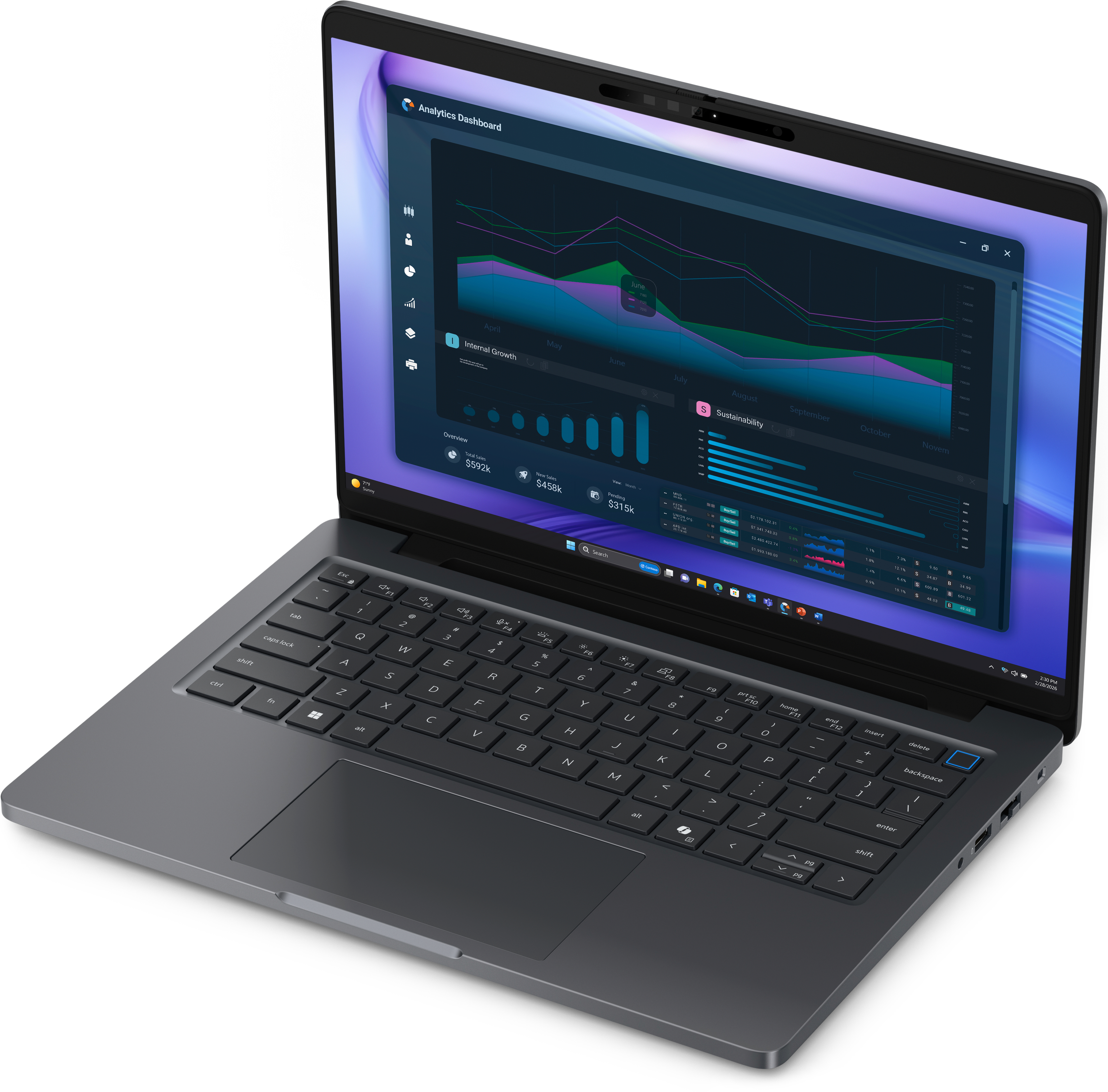 Dell Pro Precision 5 14 PW514261 - Intel Core Ultra 7 366H / 2 GHz - vPro Enterprise - Win 11 Pro -
