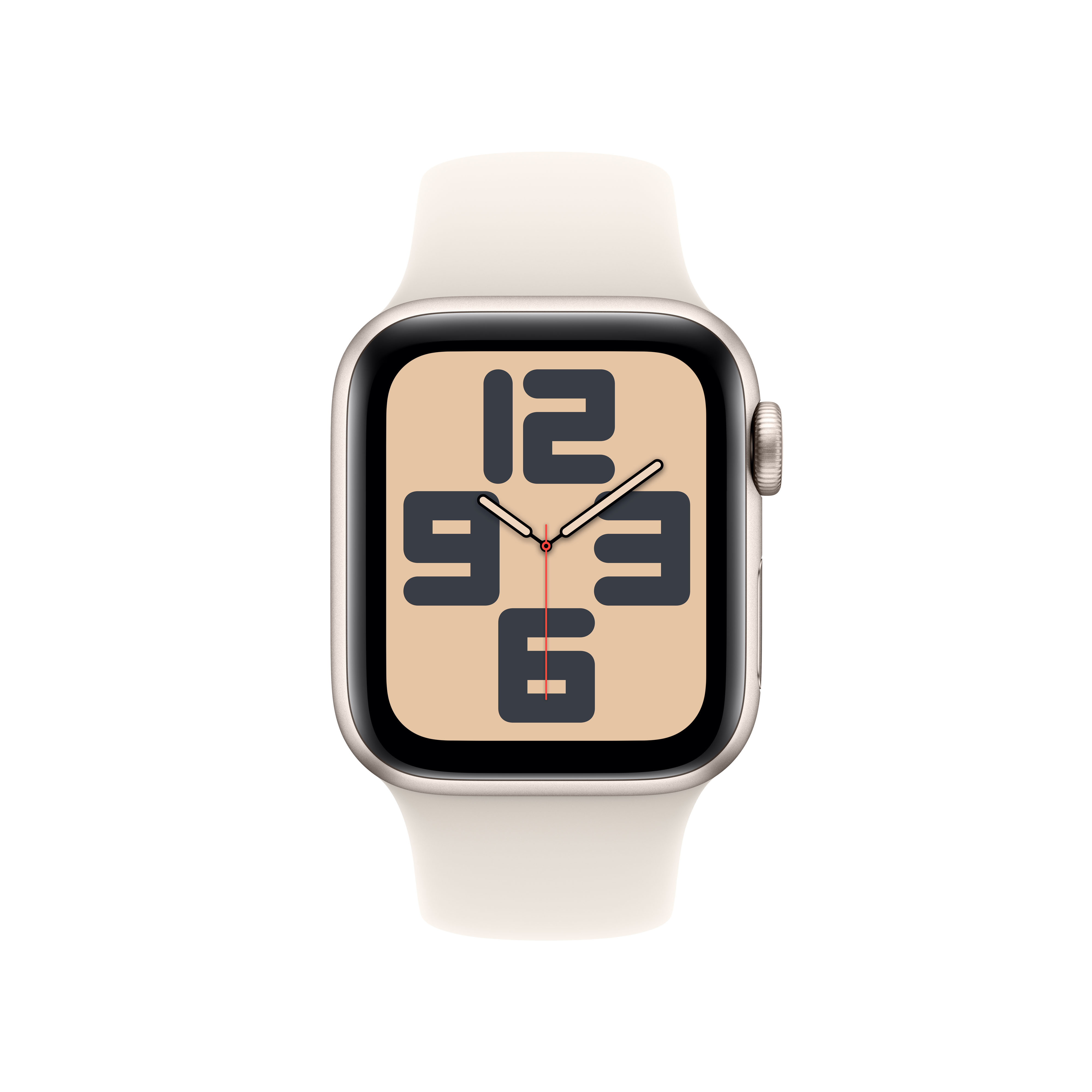 Apple Watch SE (2022) (GPS) 40mm Polarstern mit Sportarmband S/M Polarstern