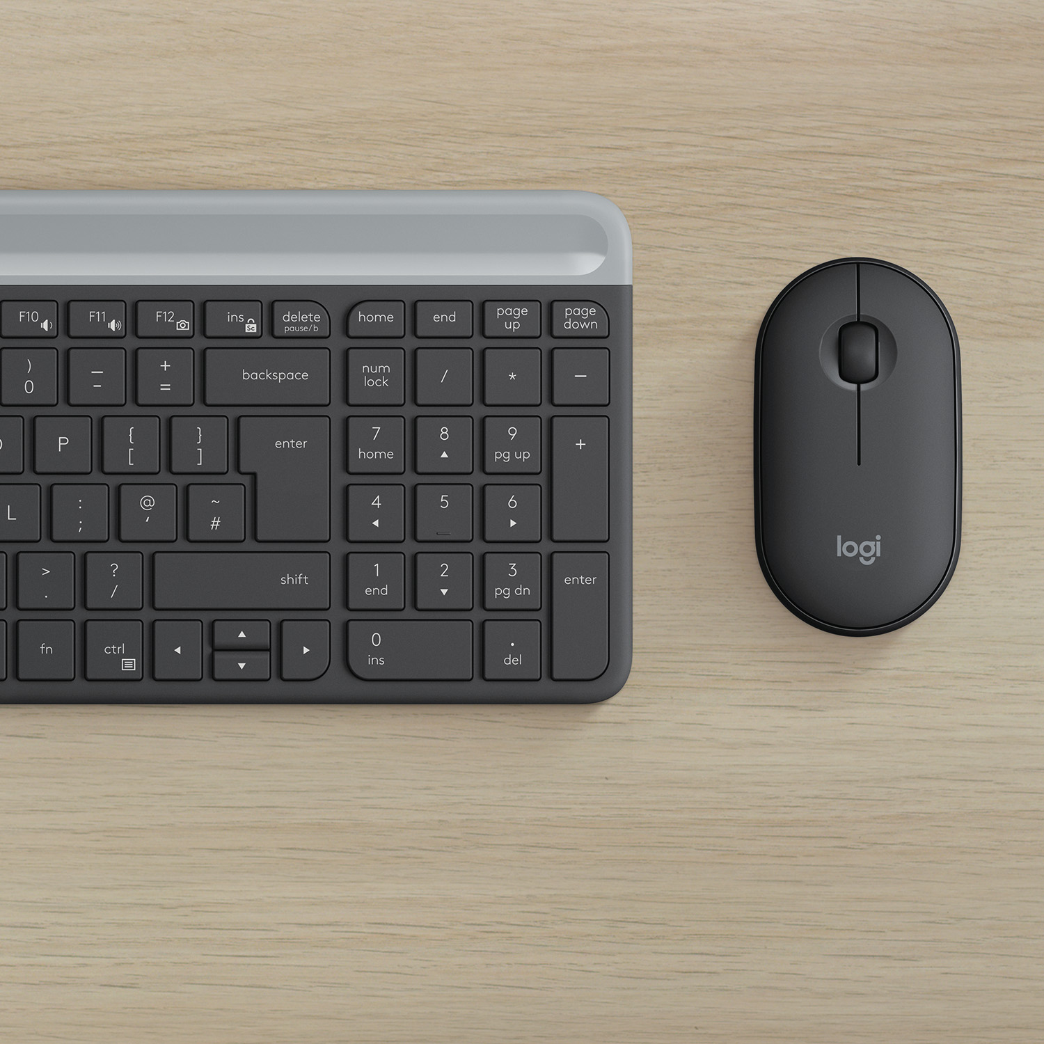 Logitech Slim Wireless Combo MK470 - Tastatur-und-Maus-Set
