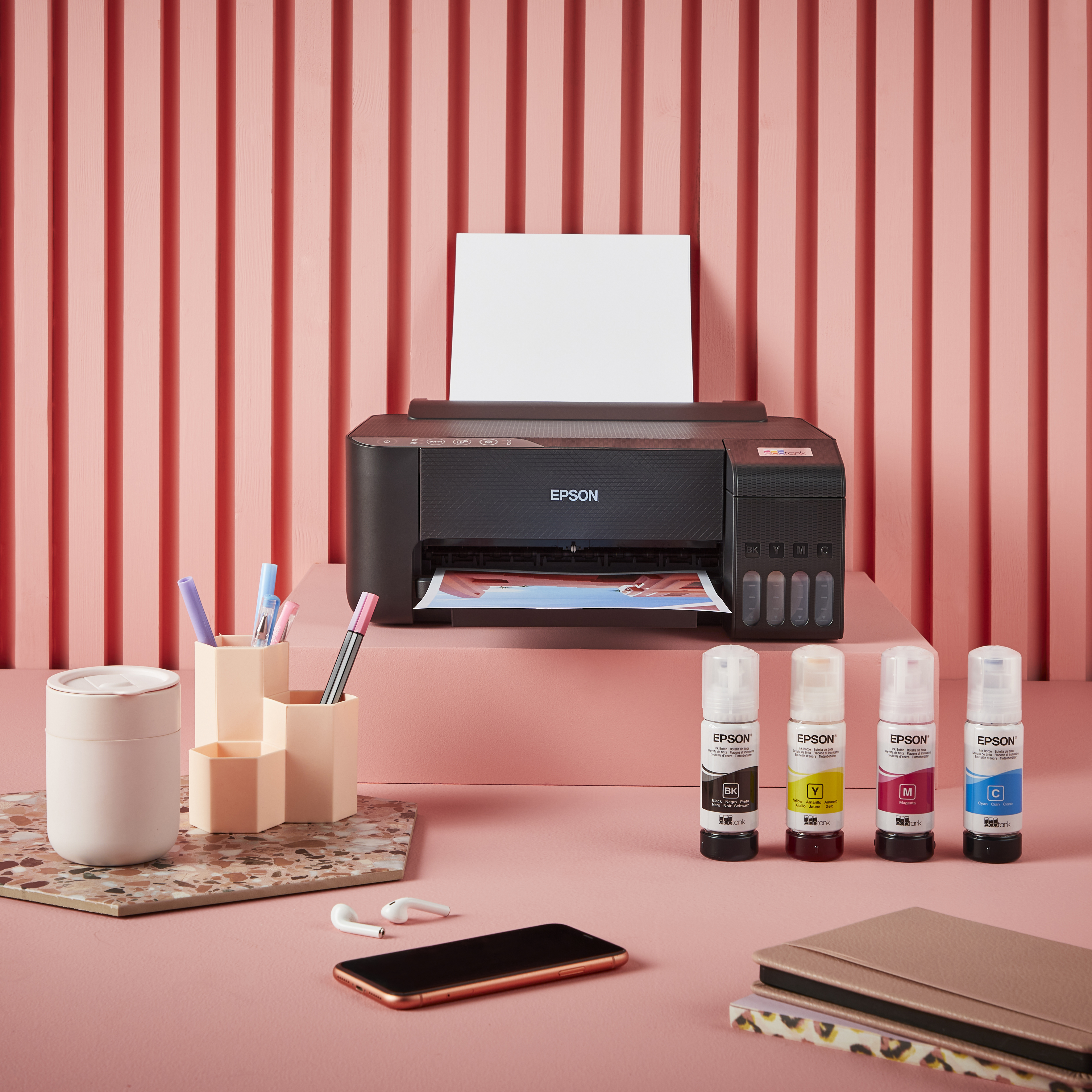 Epson EcoTank ET-1810 - Drucker - Farbe - Tintenstrahl - wiederbefüllbar - A4 - 5760 x 1440 dpi - bi