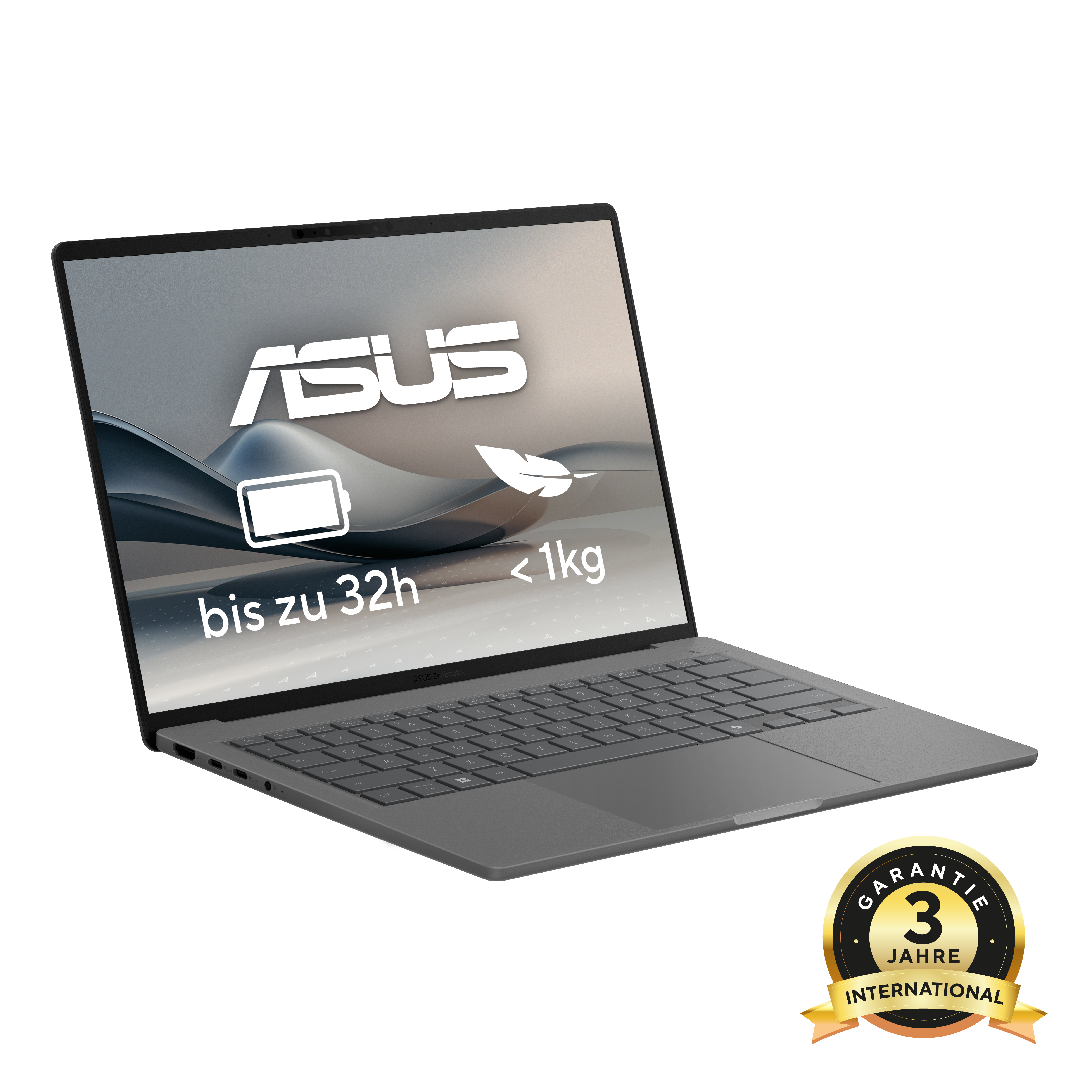 ASUS ZenBook A14 UX3407QA-QD496W, 14" WUXGA, Snapdragon X1-26-100, 32GB, 1TB SSD, Win11