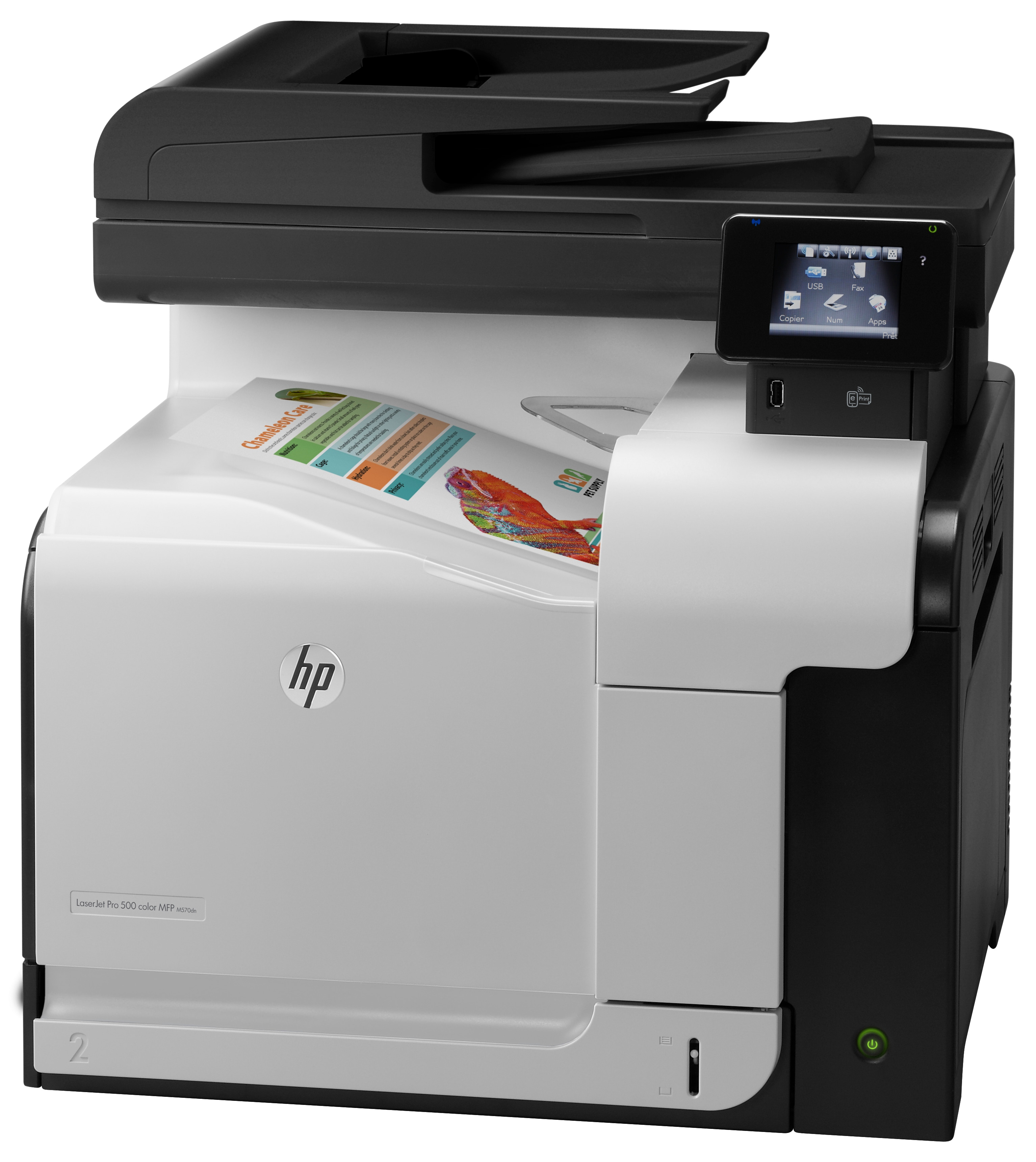 HP LaserJet Pro 500 Multifunktionsfarbdrucker M570dn, Drucken, Kopieren, Scannen, Faxen, Automatisch