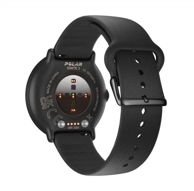 POLAR Ignite 3, 3,25 cm (1.28"), AMOLED, Touchscreen, 0,032 GB, GPS, 21 g