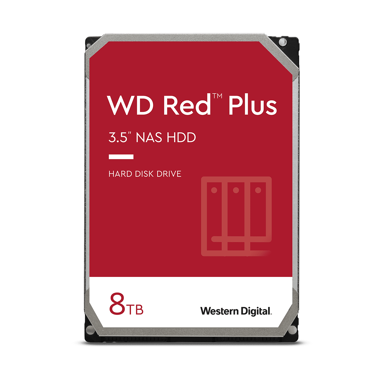 Western Digital WD Red Plus, 8TB, 3,5", SATA 6Gb/s, 24/7