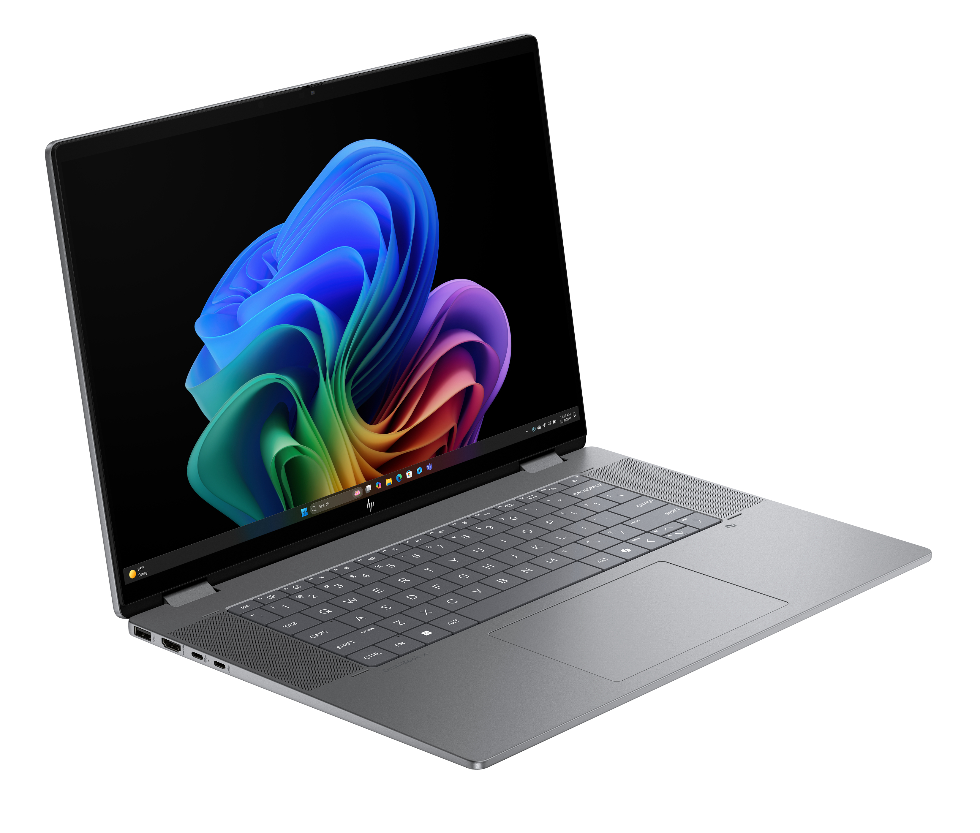 HP OmniBook X Flip Next Gen Laptop 16-ar0078ng - Flip-Design - AMD Ryzen AI 7 350 - Win 11 Home - Ra