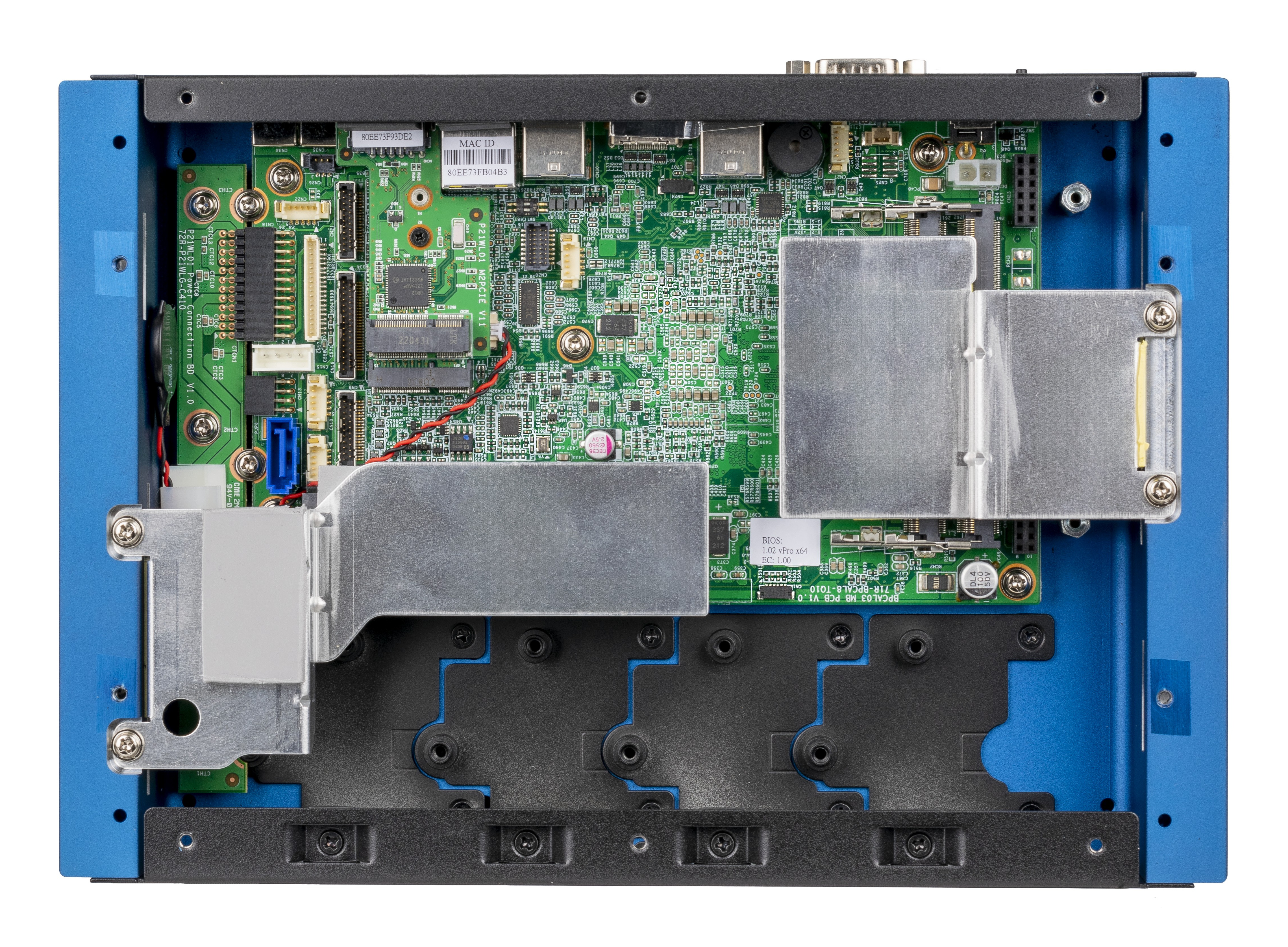 Shuttle BPCRL02-i7 industrial Box-PC, i7-1355U , 2x SO-DIMM, 2x LAN, 1x COM, 1xHDMI,4x USB, lüfterlo
