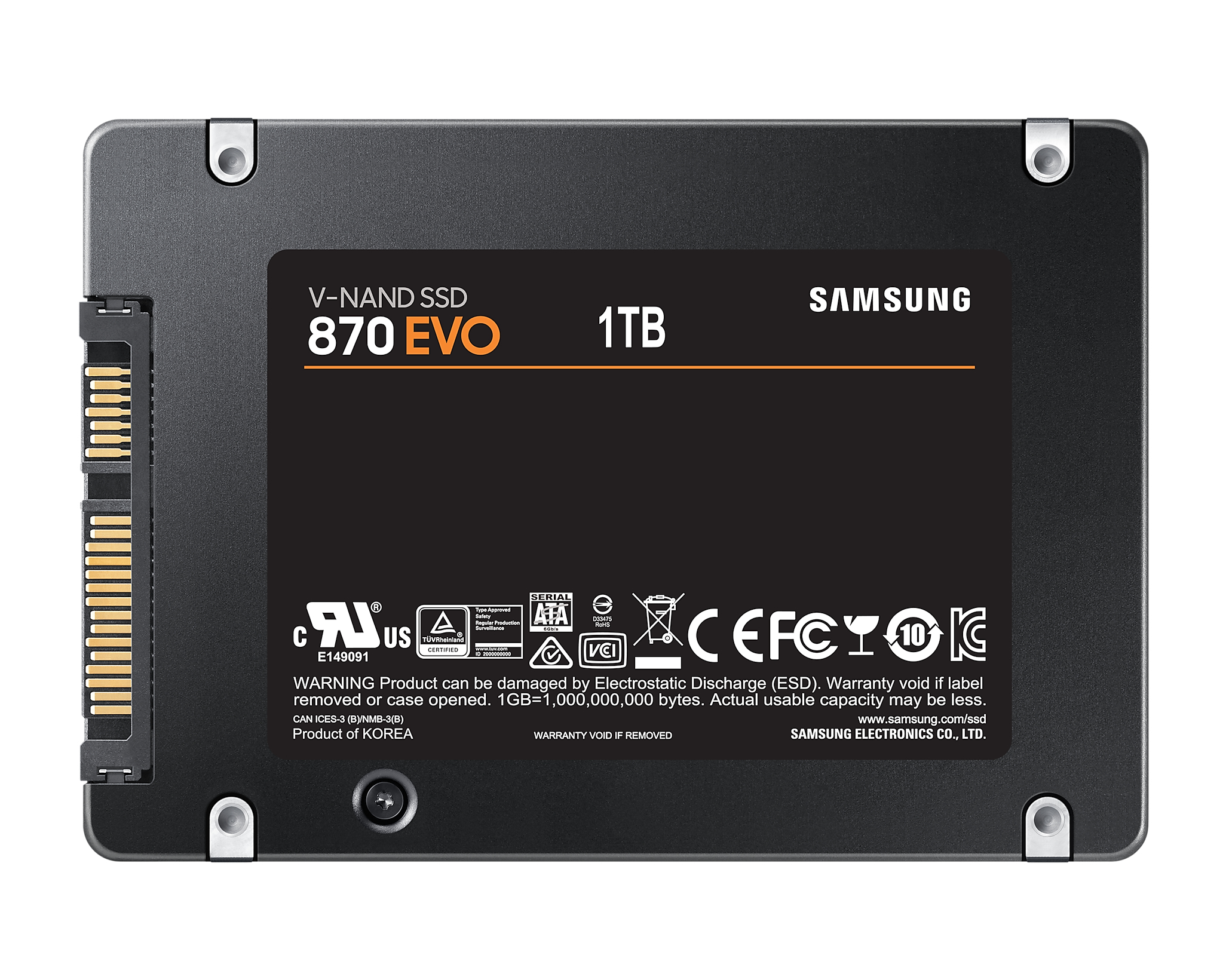 Samsung SSD 870 EVO 1TB, 2.5" / SATA 6Gb/s