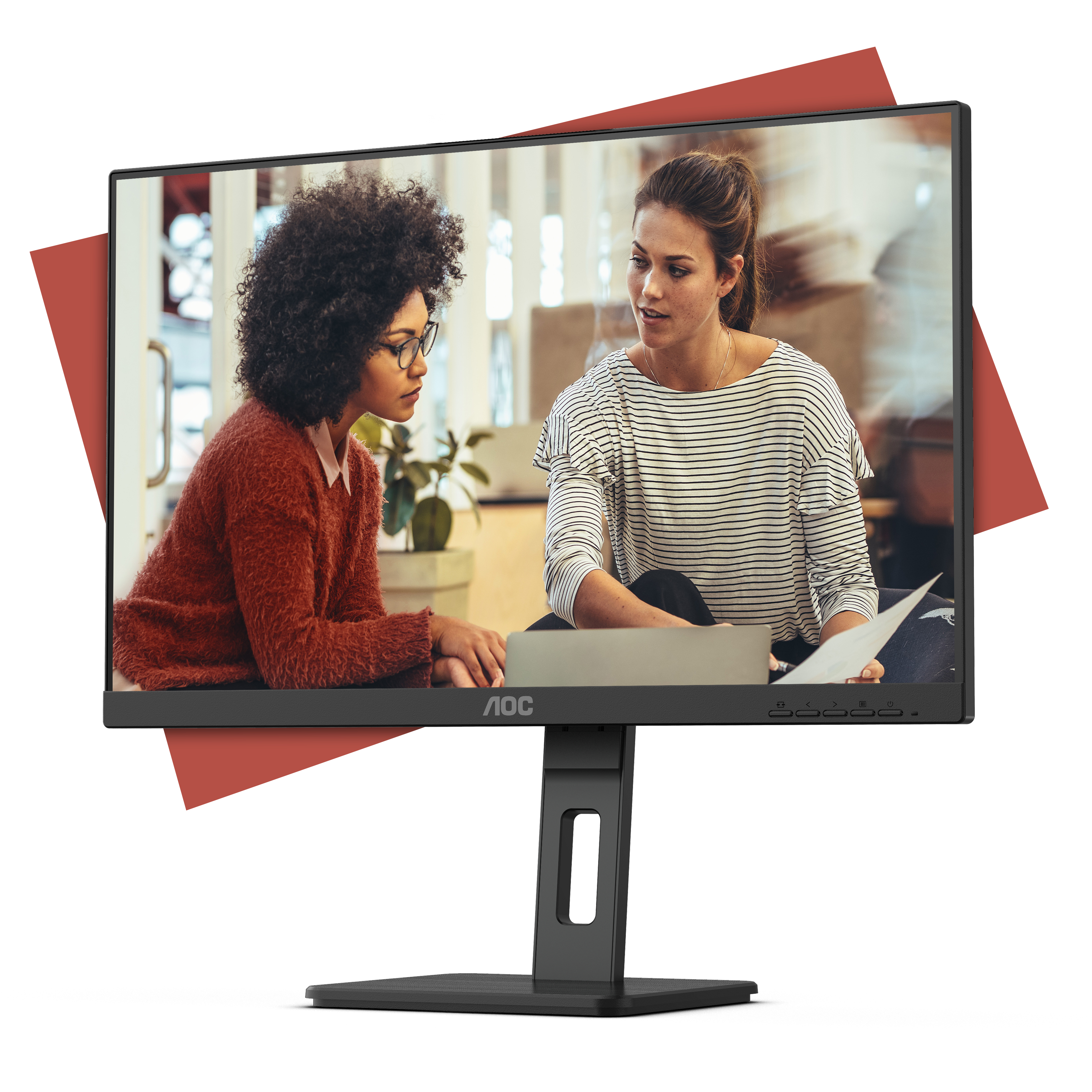 AOC 24E3QAF Monitor 61cm (24") Full HD, IPS, 4ms, HDMI, Displayport, VGA, USB