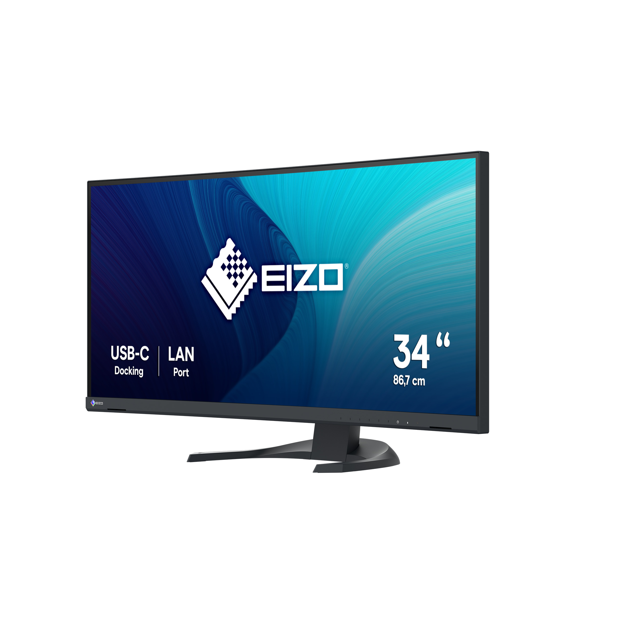 EIZO FlexScan EV3451X-BK, 86,6 cm (34.1"), 3440 x 1440 Pixel, UltraWide Quad HD, LCD, 5 ms, Schwarz