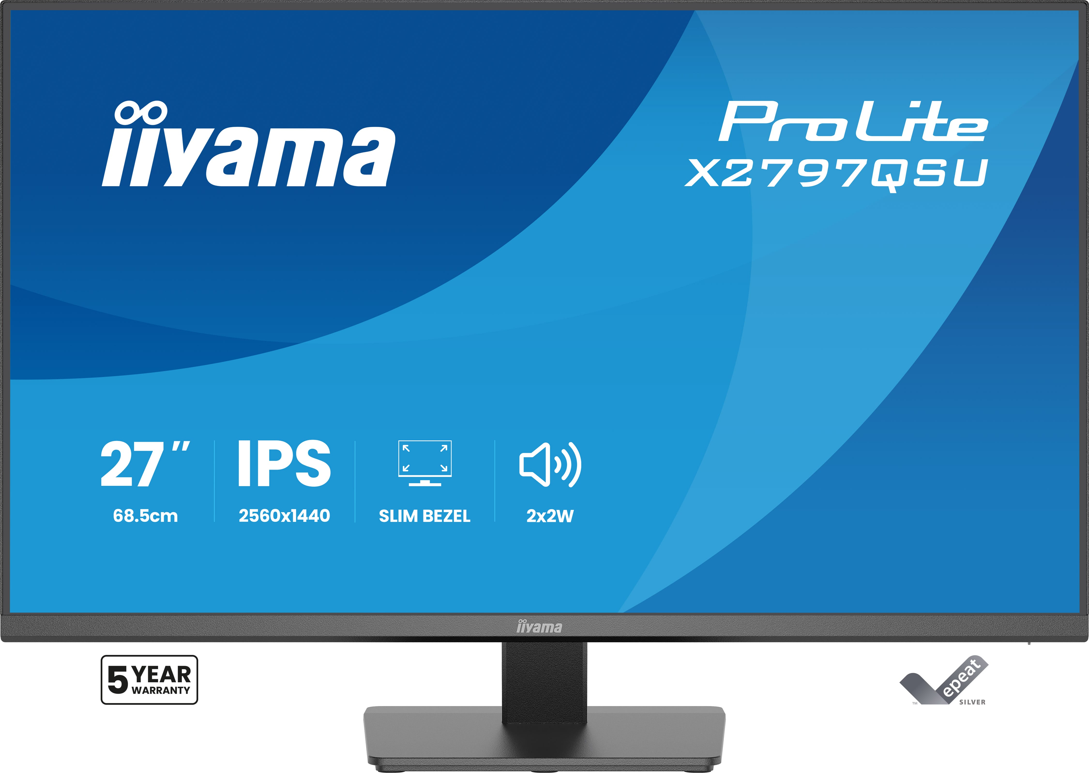 Iiyama ProLite X2797QSU-B1 - LED-Monitor - 68.6 cm (27")