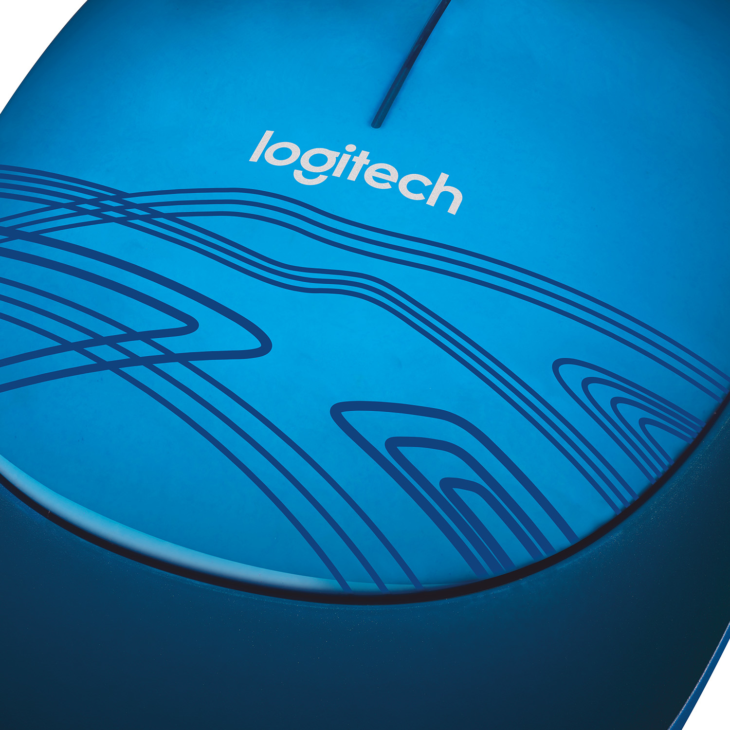 Logitech Mouse M105, Beidhändig, Optisch, USB Typ-A, 1000 DPI, Blau