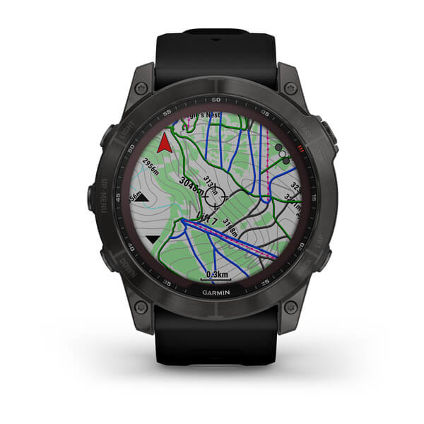 Garmin f?nix 7X, 3,56 cm (1.4 Zoll), MIP, Touchscreen, WLAN, GPS, 89 g