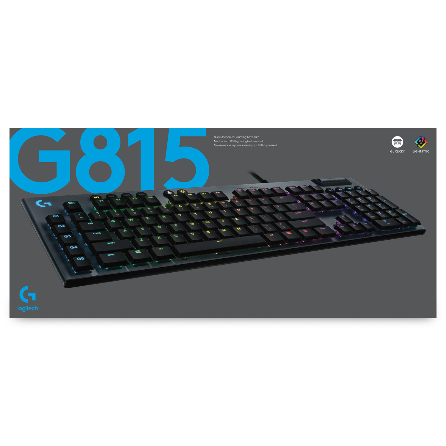 Logitech Gaming G815 - Tastatur - Hintergrundbeleuchtung
