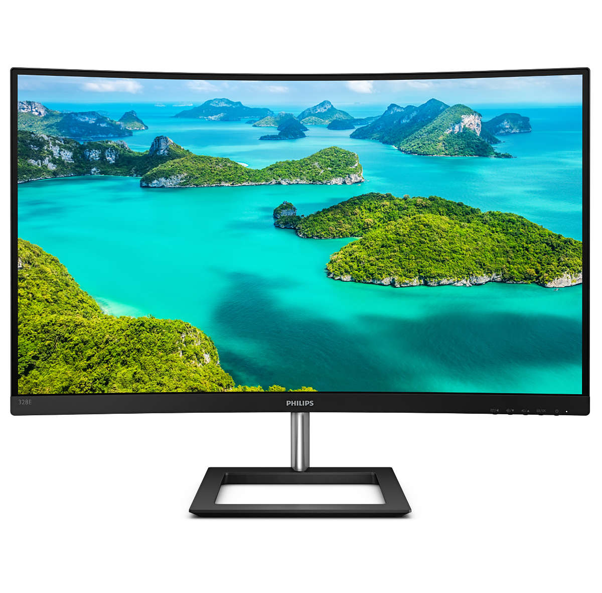 Philips E-line 328E1CA Curved-Monitor 81.3cm (32") 4K UHD, VA, 4ms, HDMI, Displayport
