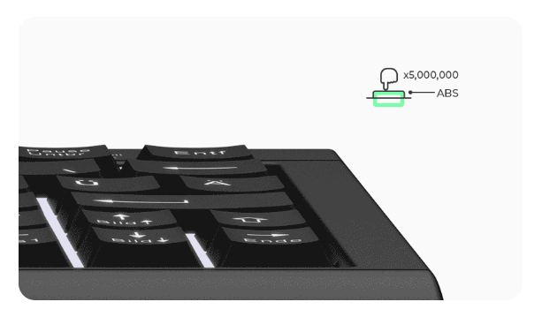 KeySonic KSK-3010ELC - Tastatur - hinterleuchtet