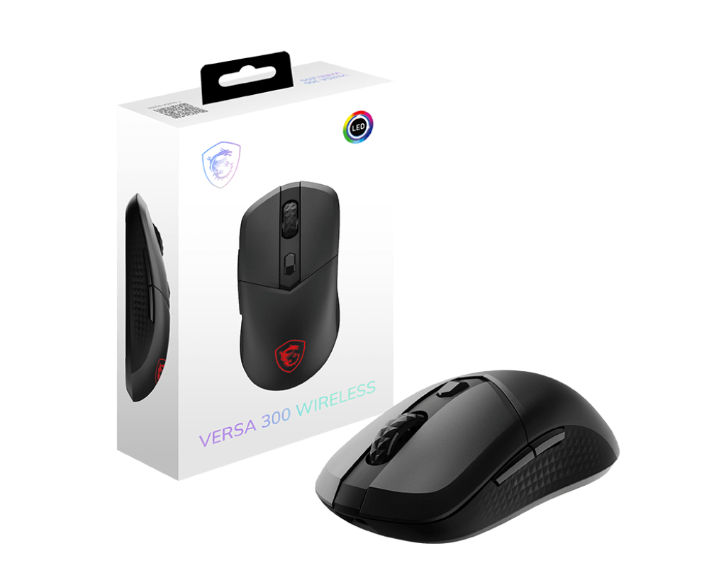 MSI VERSA 300 - Maus - ergonomisch - optisch