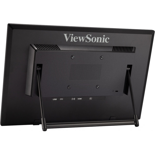 ViewSonic TD1630-3, 39,6 cm (15.6"), 1366 x 768 Pixel, HD, LCD, 12 ms, Schwarz
