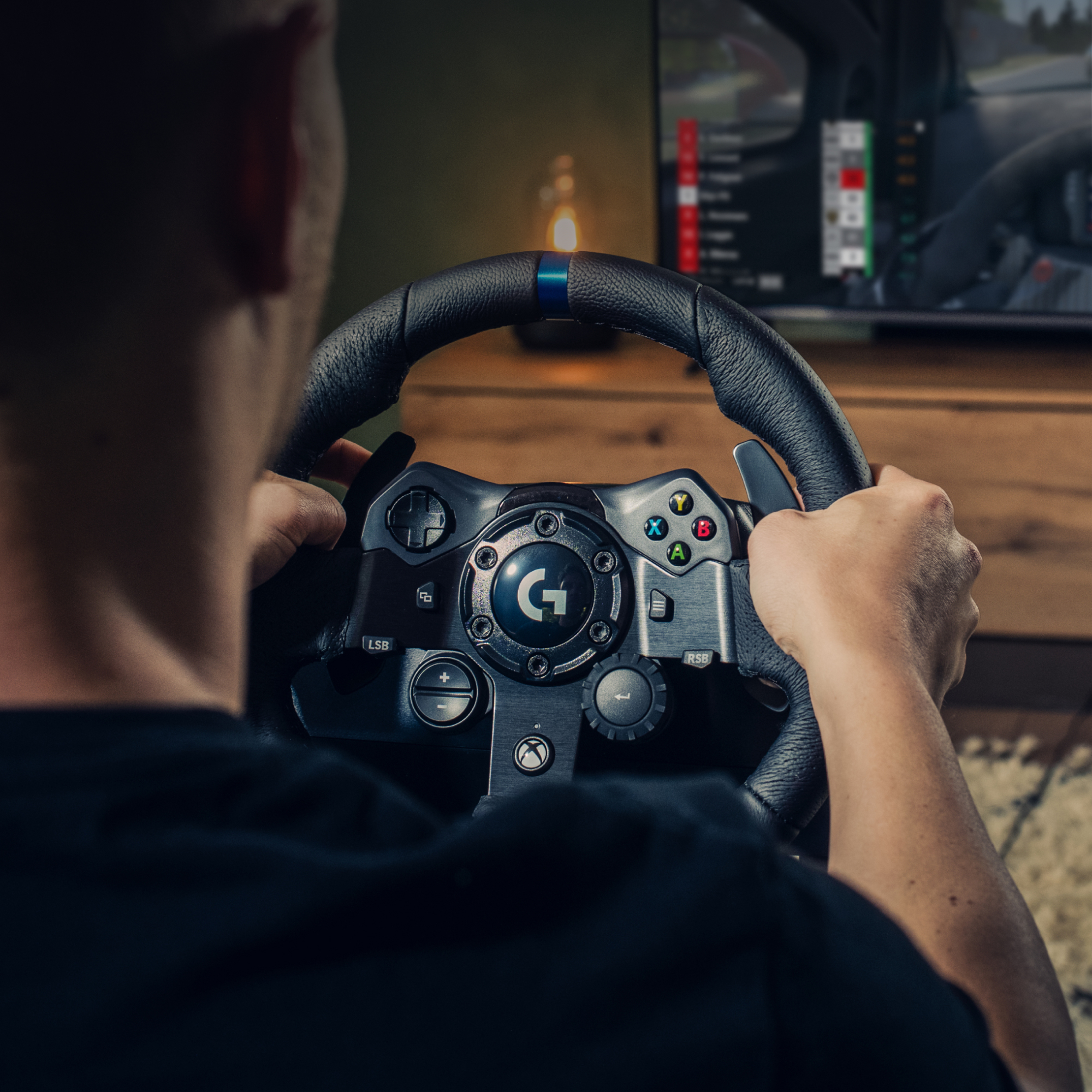 Logitech G923 - Lenkrad- und Pedale-Set - kabelgebunden