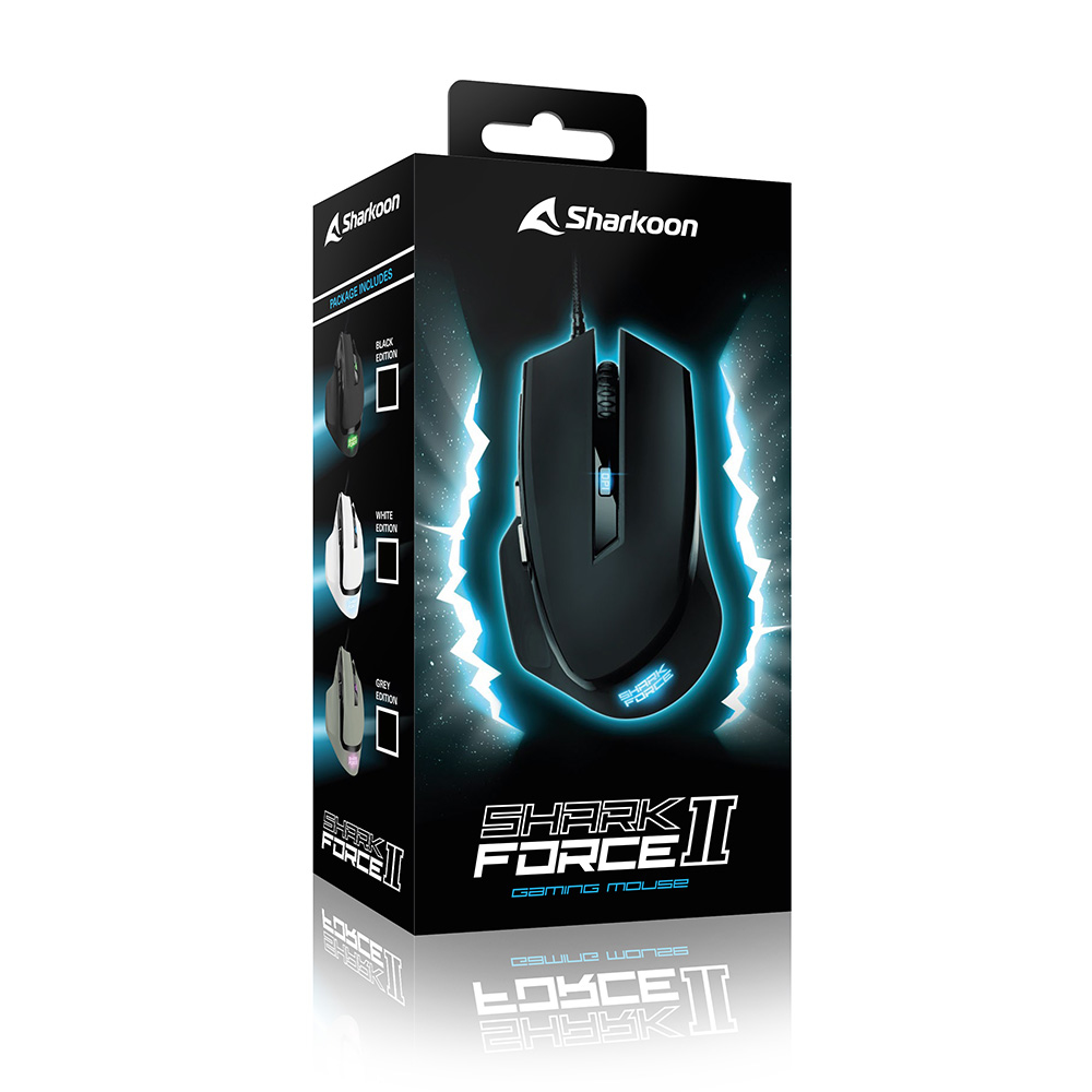 Sharkoon SHARK Force II - Maus - optisch - 6