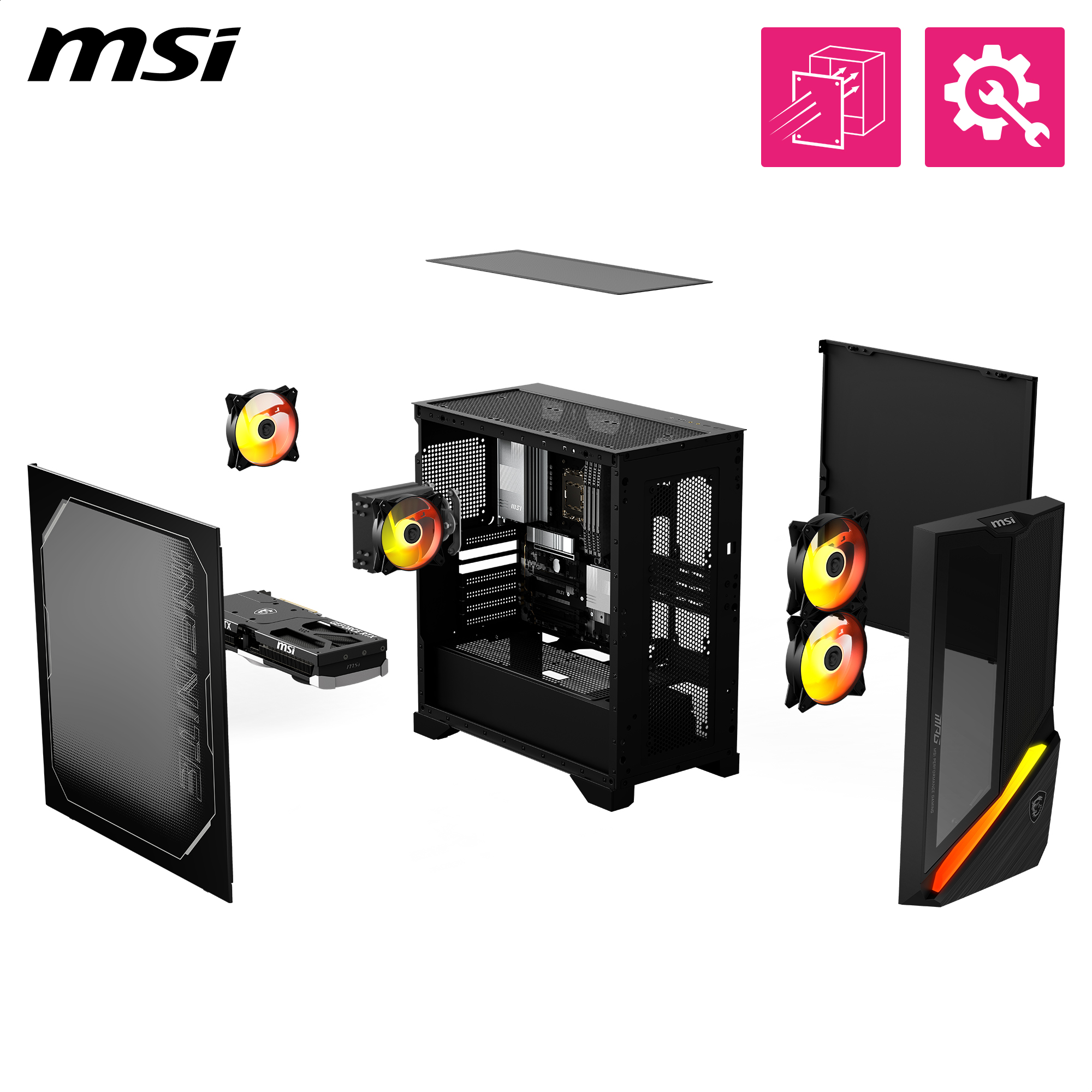 MSI MPG Infinite Z3 9NVRR9-609DE, Ryzen 7 9700X, 32GB, 1TB, RTX 5070Ti, Win11