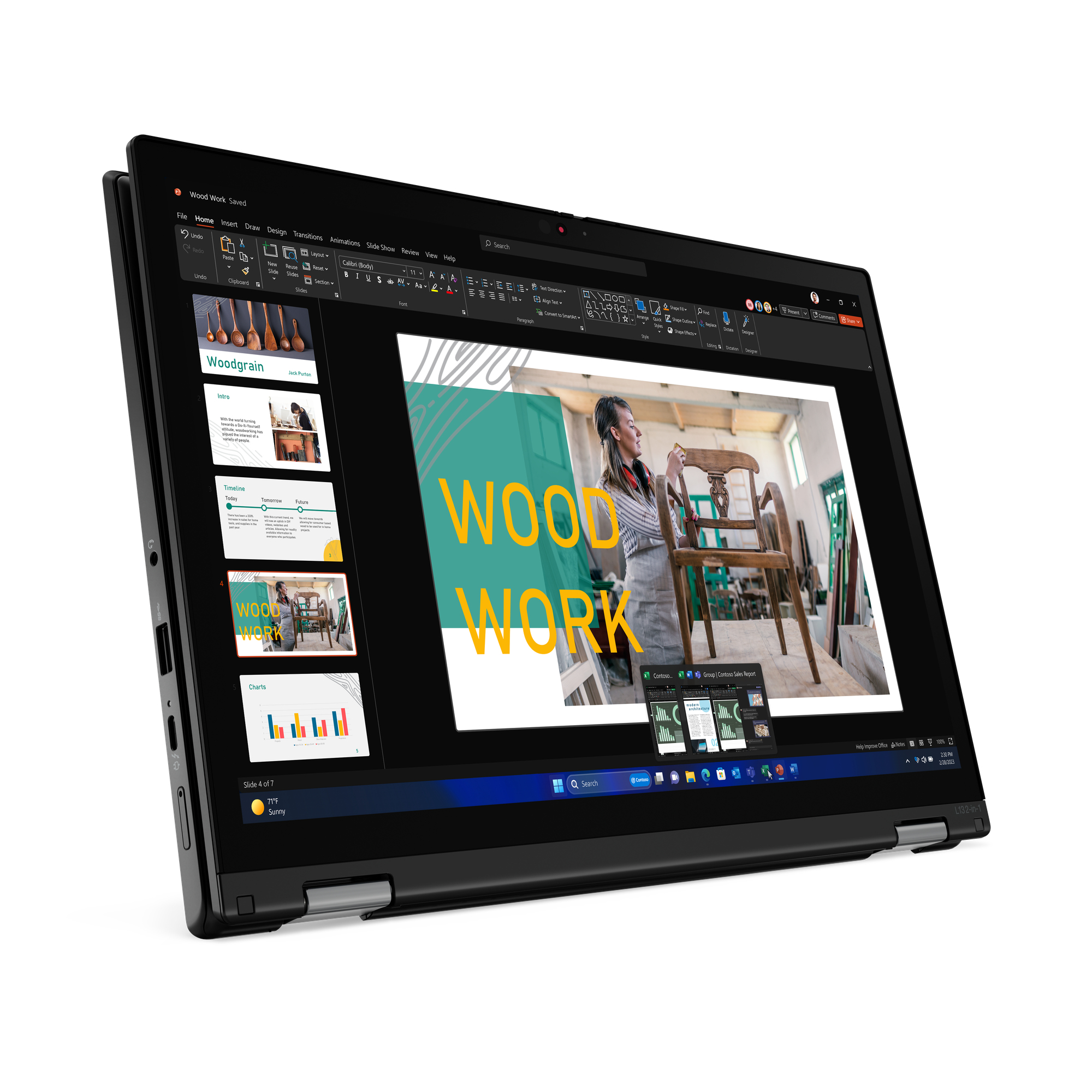 Lenovo ThinkPad L13 2-in-1 G5, 13.3" WUXGA Touch, Core™ Ultra 5 135U, 32GB RAM, 256GB SSD, Win11 Pro