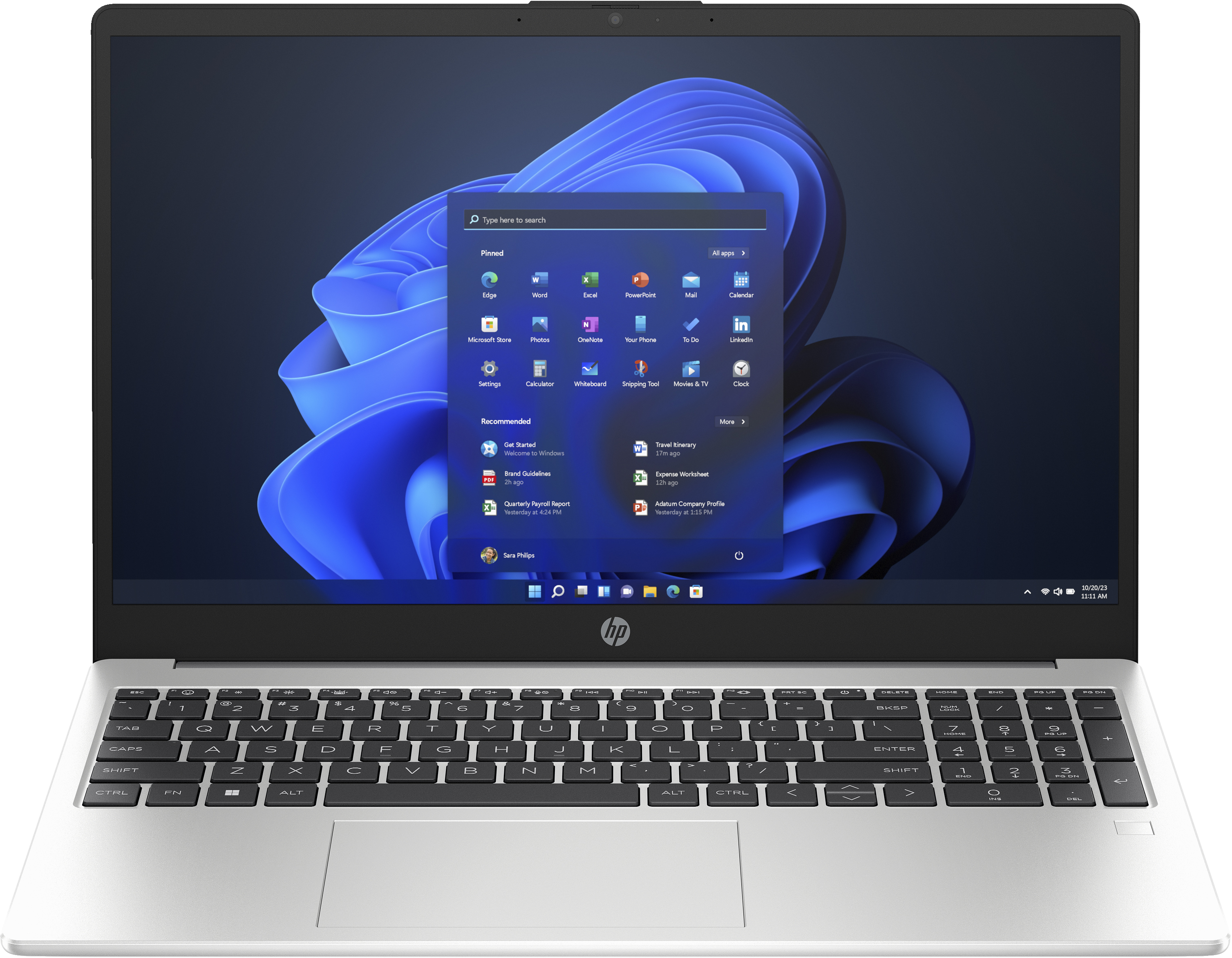 HP 255 G10, 15,6" FHD, AMD Ryzen 5 7530U, 8GB RAM, 256GB SSD, Win11 Pro 816F8EA#ABD