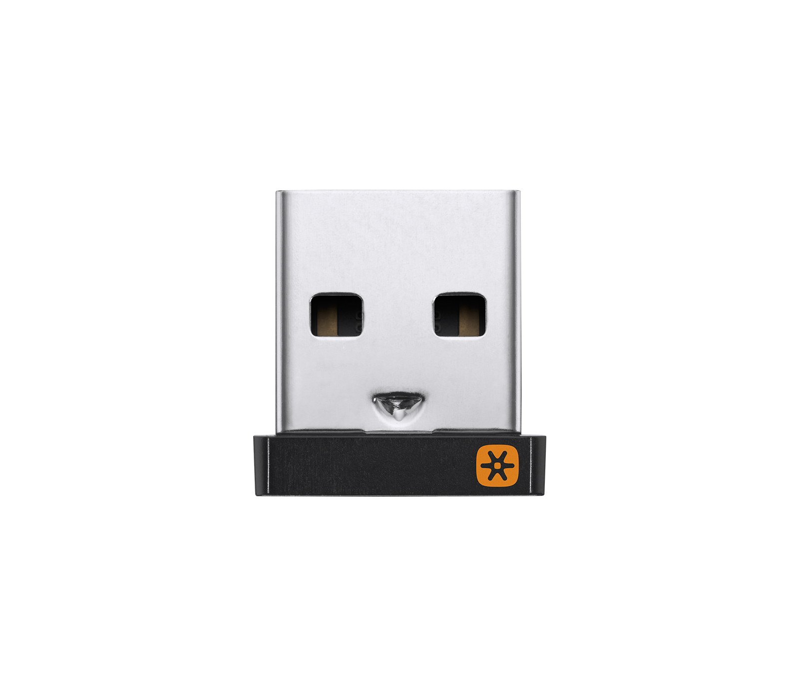 Logitech Unifying Receiver, Funk-Empfänger, schwarz/orange