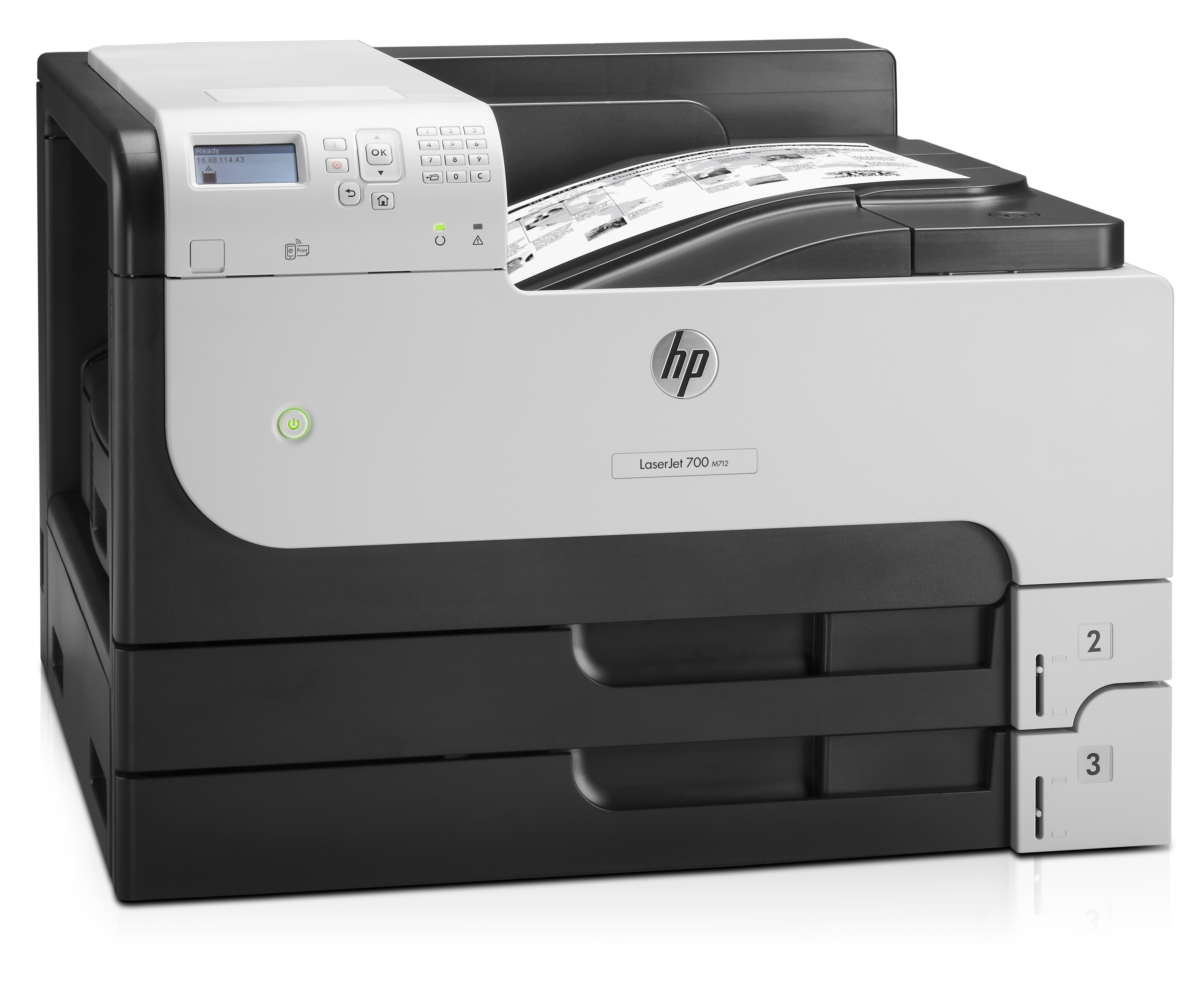 HP LaserJet Enterprise 700 M712dn Drucker, Laser, 1200 x 1200 DPI, A3, 41 Seiten pro Minute, Doppels