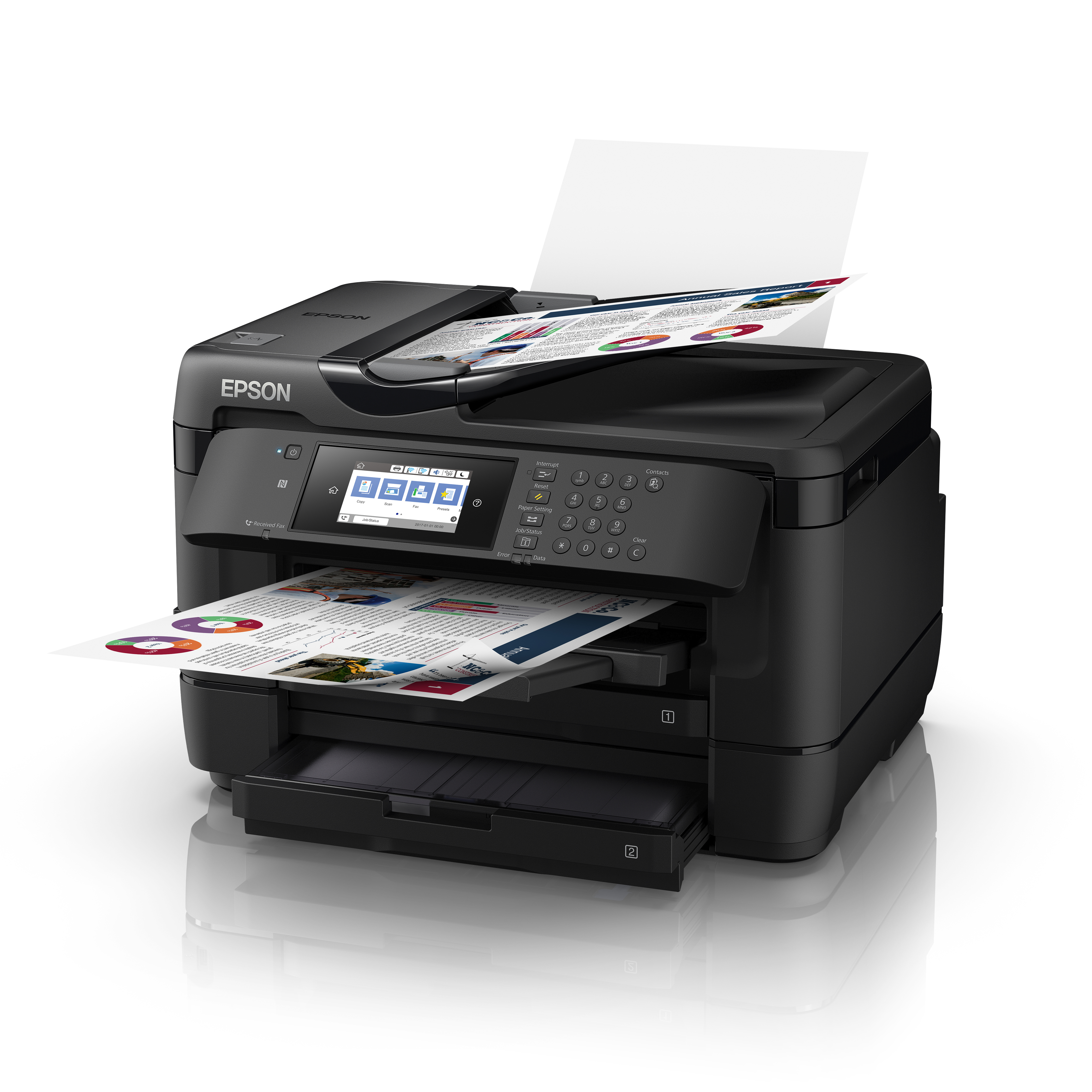 Epson WorkForce WF-7720DTWF - Multifunktionsdrucker - Farbe - Tintenstrahl - A3 (Medien)