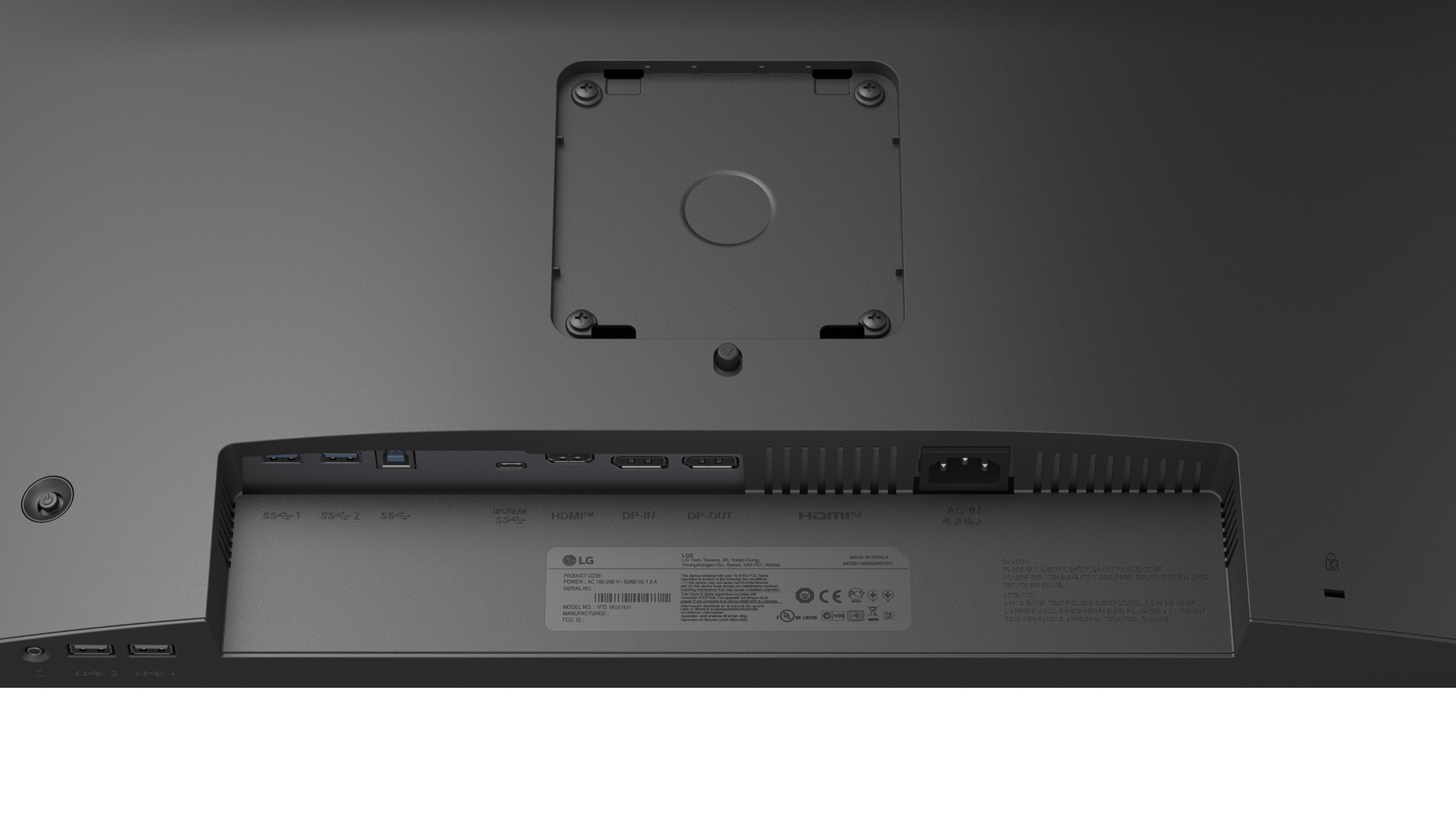 LG 24BA650-B - LCD-Monitor - 61 cm (24") (23.8" sichtbar)