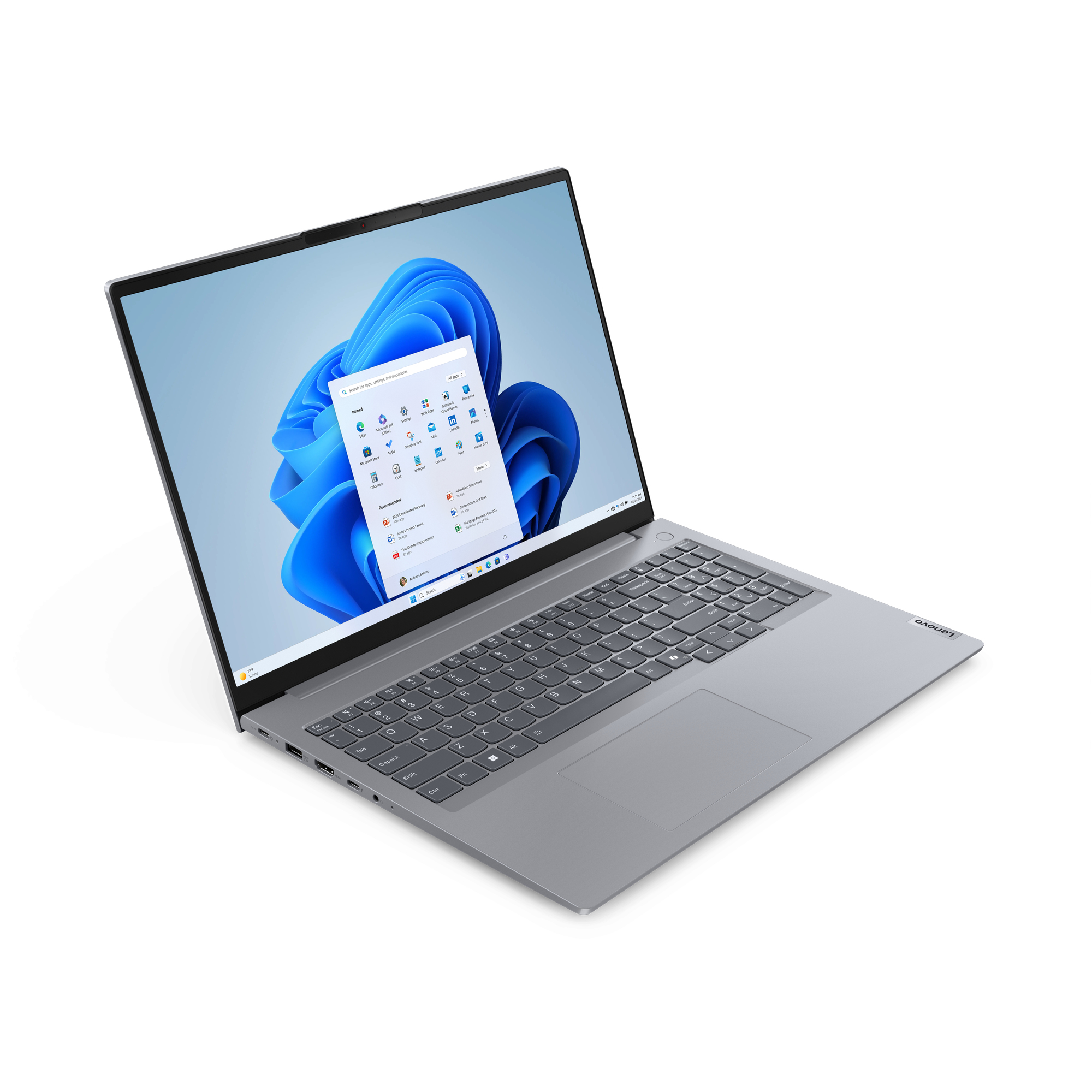 Lenovo ThinkBook 16 G7, 16" WUXGA, AMD Ryzen 5 7535HS, 32GB RAM, 512GB SSD, Win11 Pro