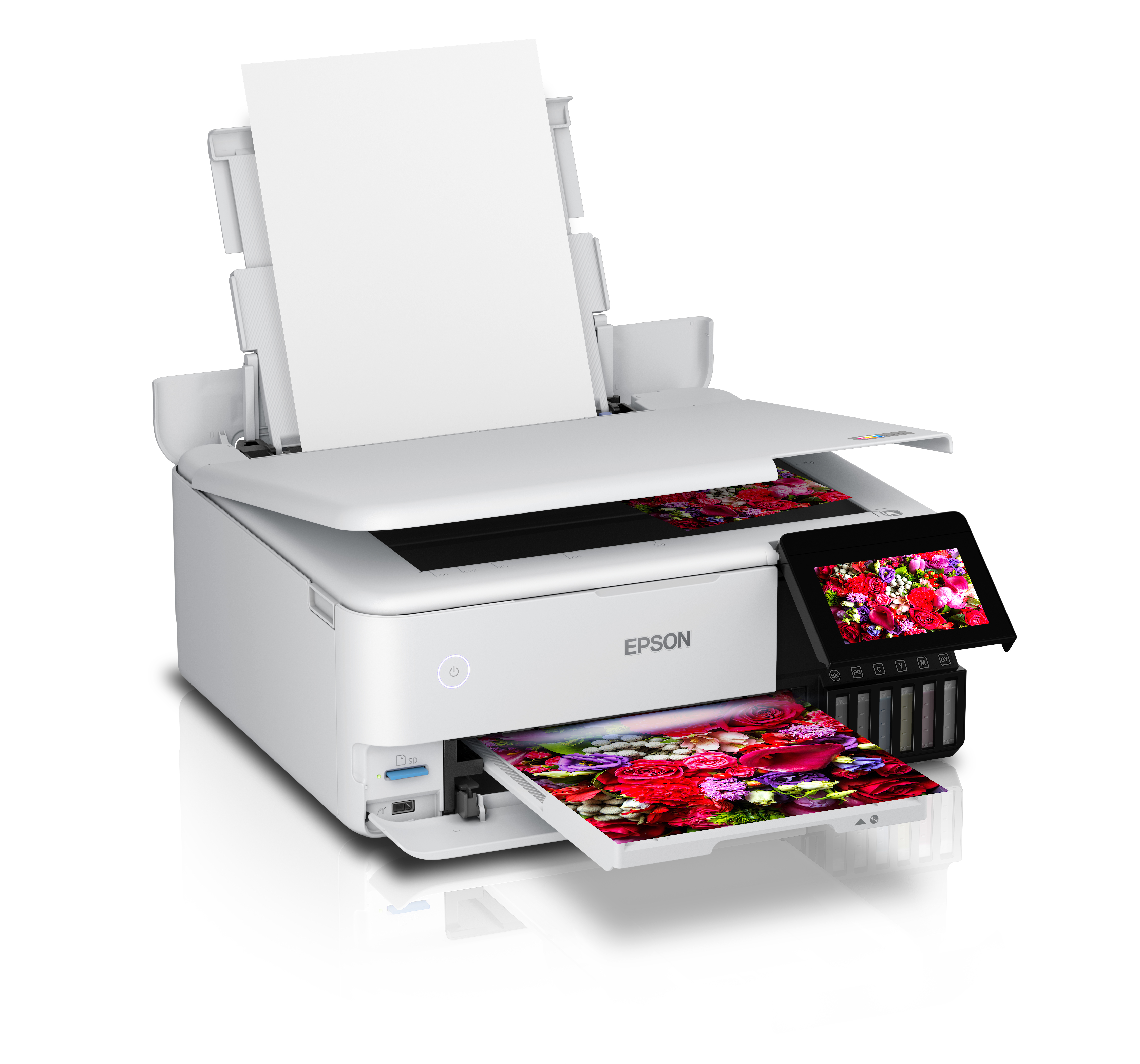 Epson EcoTank ET-8500 - Multifunktionsdrucker - Farbe - Tintenstrahl - wiederbefüllbar - A4/Letter (
