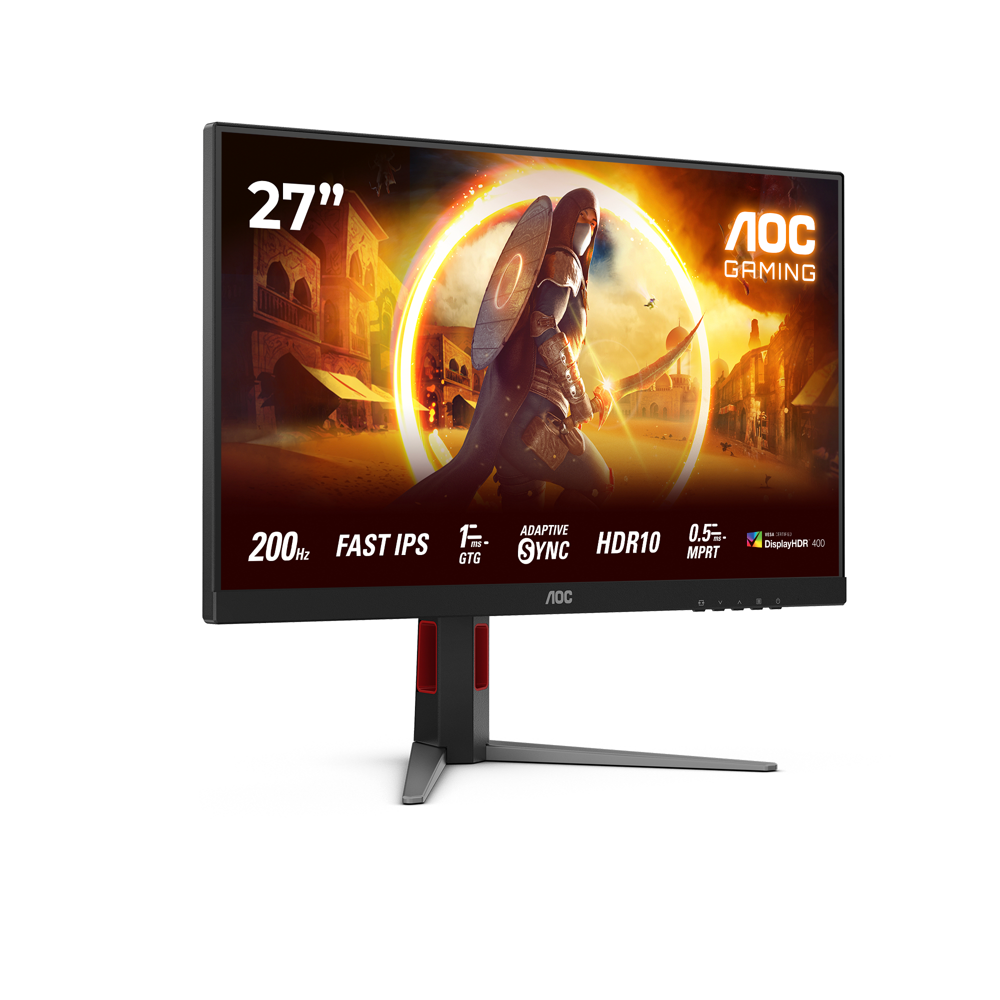 AOC 27G4HA Gaming-Monitor 68.6cm (27") Full HD, IPS, 1ms, HDMI, Displayport