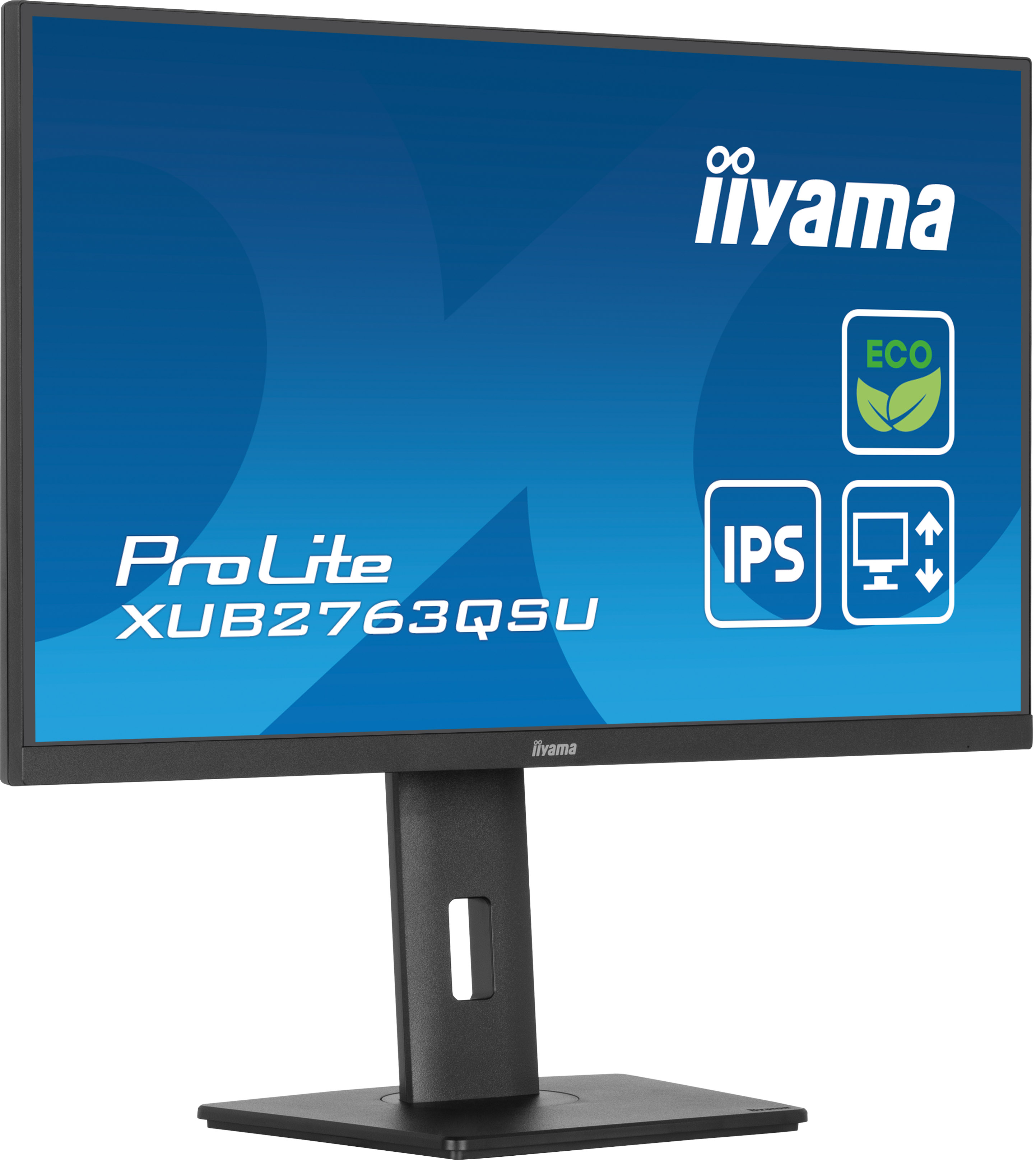 iiyama ProLite XUB2763QSU-B1 Monitor 68.6cm (27") WQHD, IPS, 2ms, HDMI, Displayport