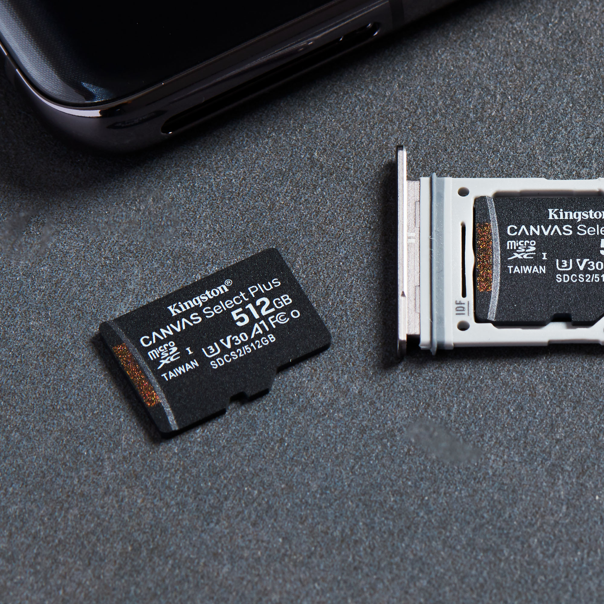 Kingston Canvas Select Plus - Flash-Speicherkarte (microSDXC-an-SD-Adapter inbegriffen)