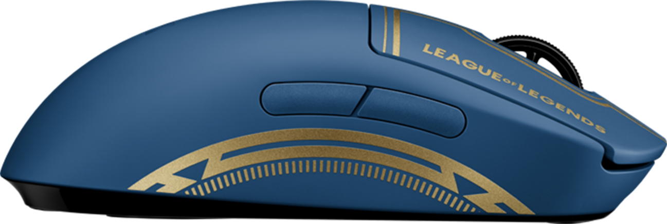 Logitech G PRO Wireless Mouse League of Legends Edition, Beidhändig, Optisch, RF Wireless, 25600 DPI